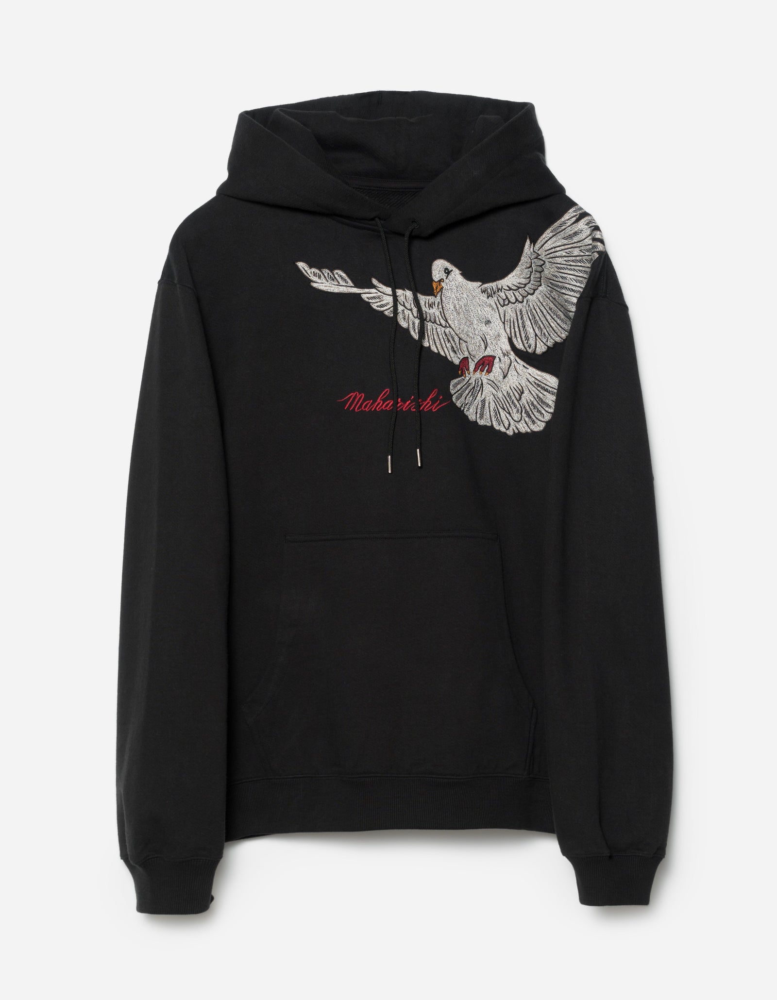 5321 Peace Dove Hooded Sweat Black