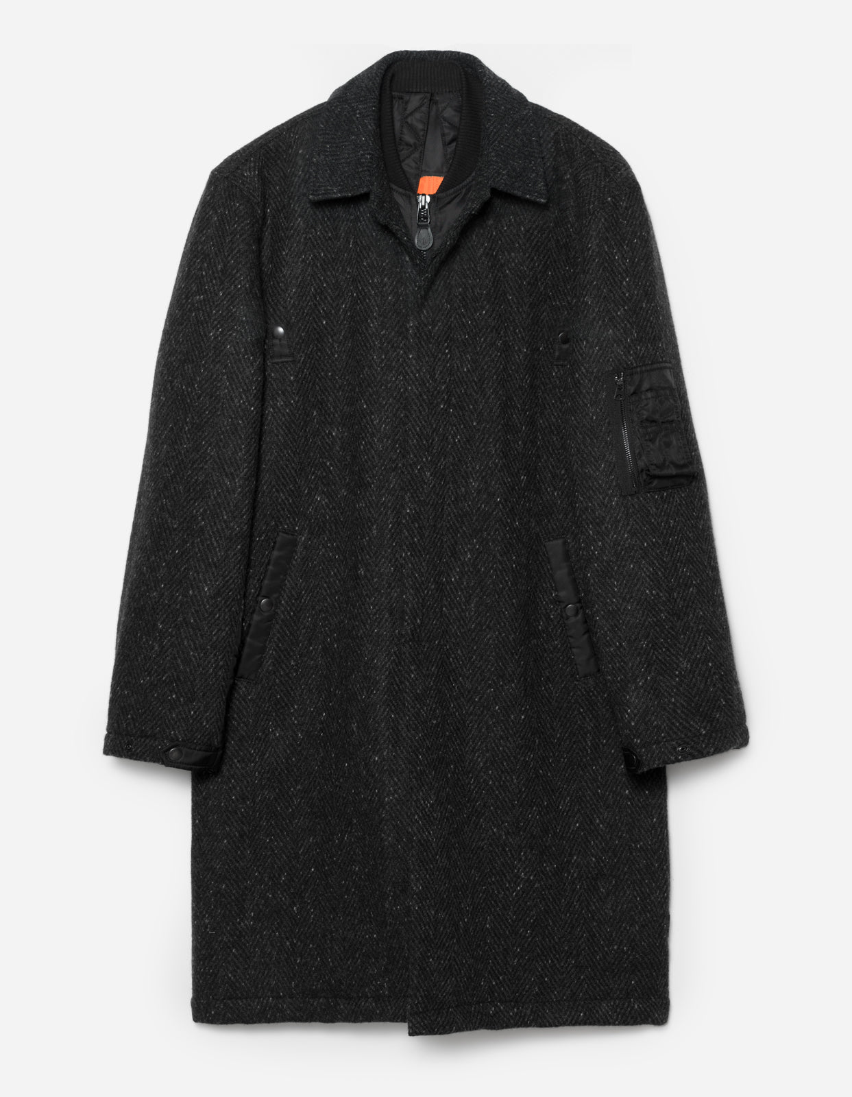 Black mac coat hotsell