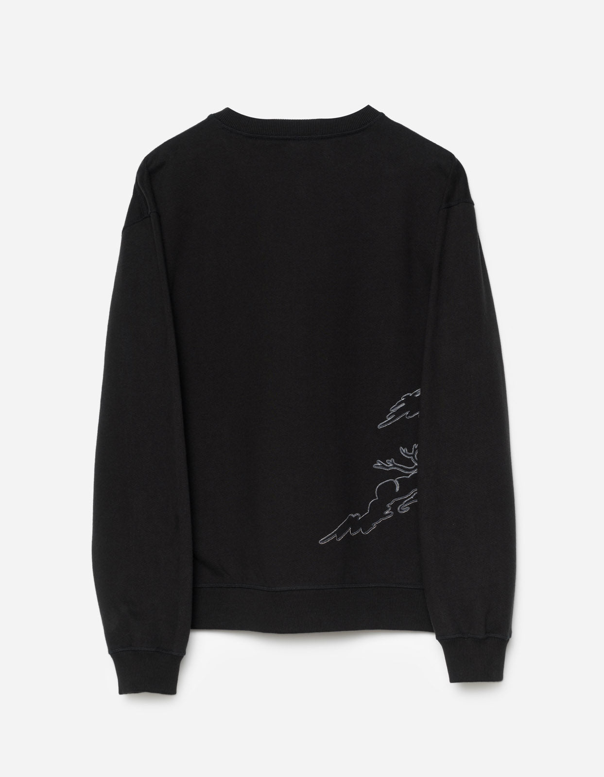 5338 DPM: Bonsai Sparse Crew Sweat Black