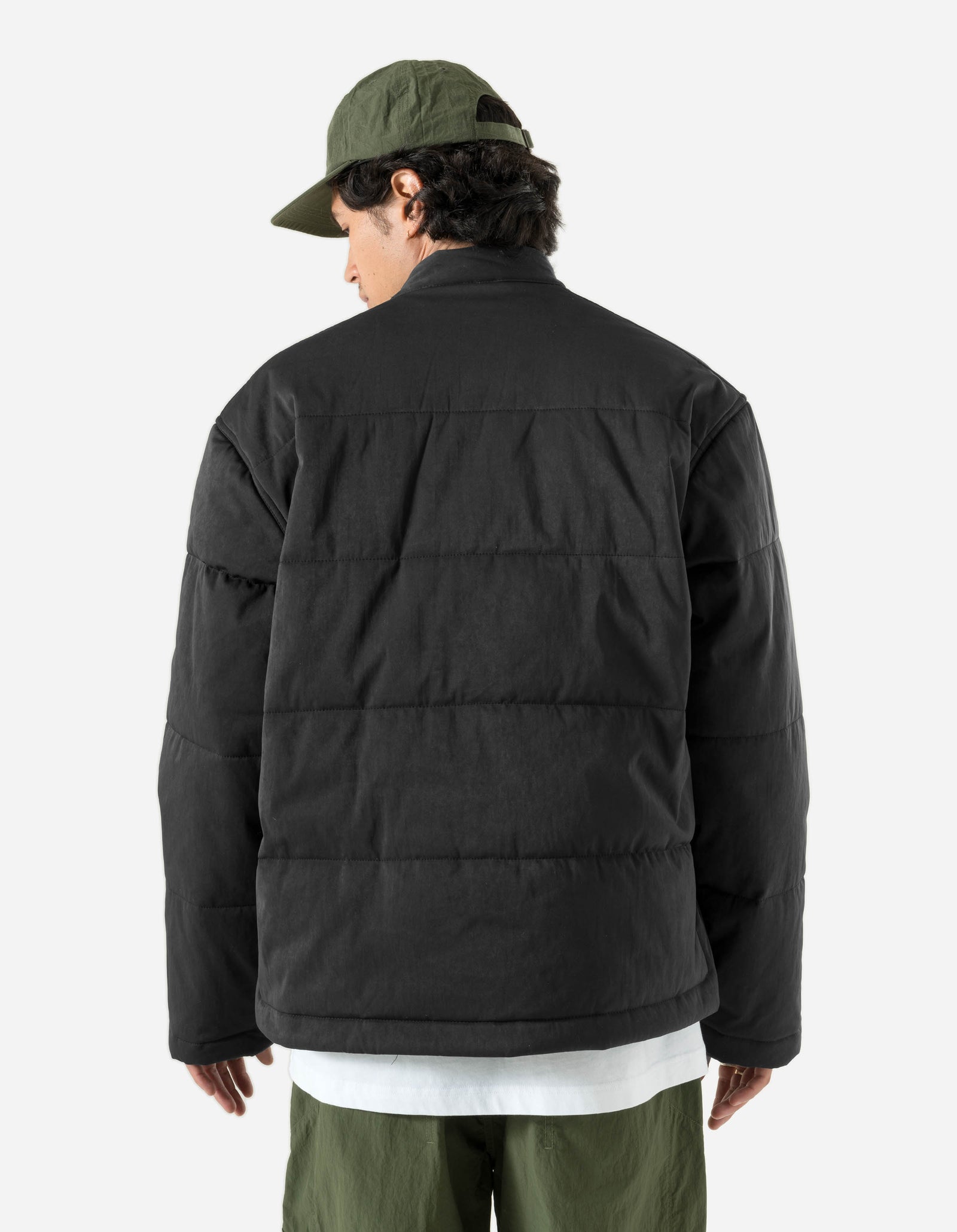 5259 Padded Monk Overshirt Black