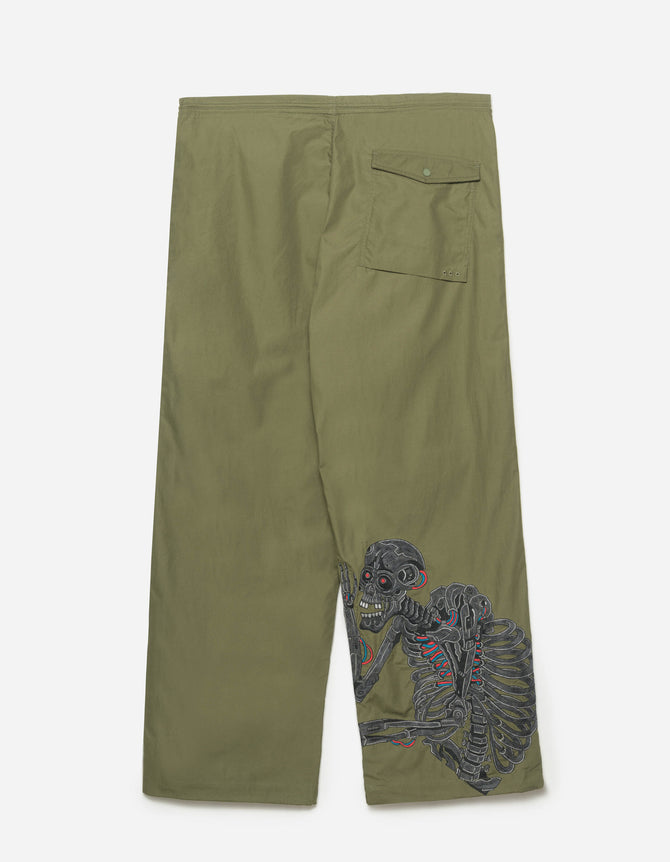 5342 Cyber Skeleton Loose Snopants Olive OG-107F