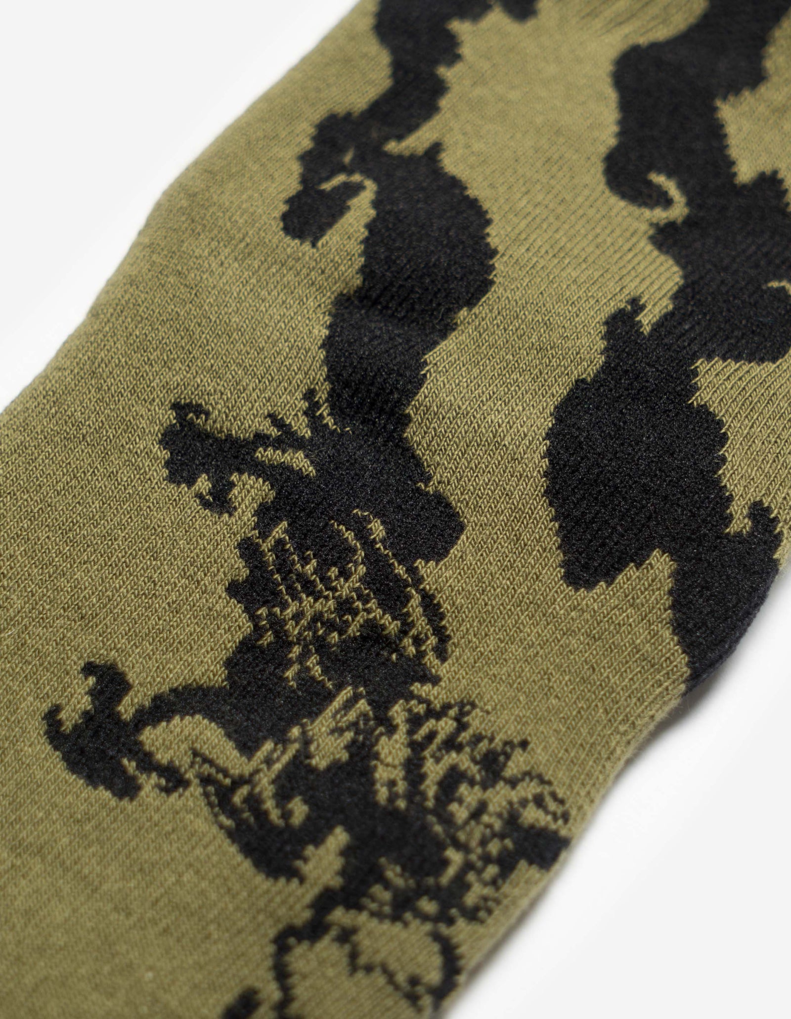 1403 Bonsai Dragon Tabi Sports Socks · 3 Pack Olive/Black/White