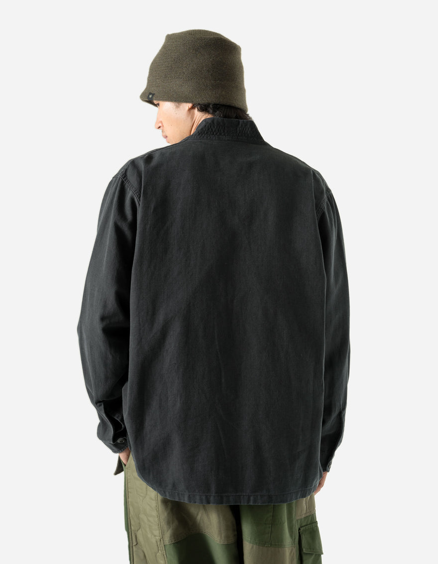 4605 Hemp Hanten Shirt Black