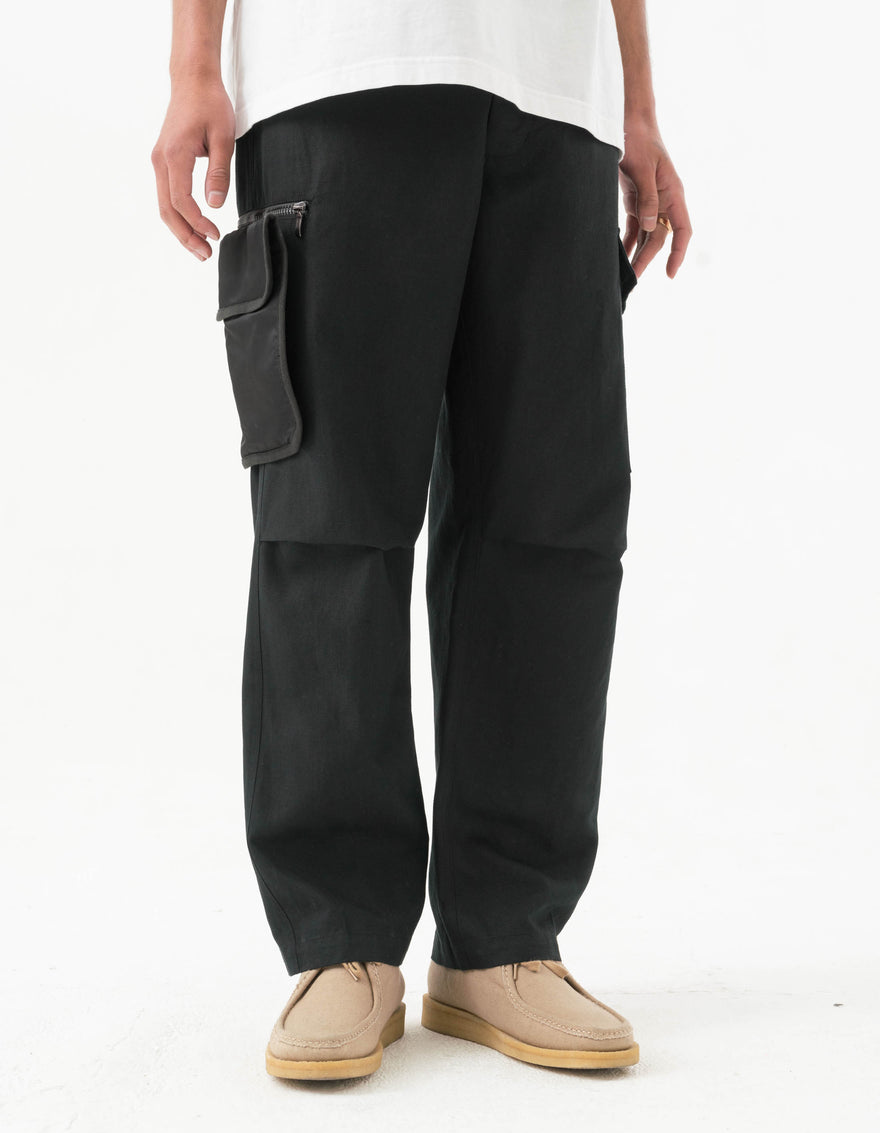 5202 Hemp Jungle Cargo Pant Black