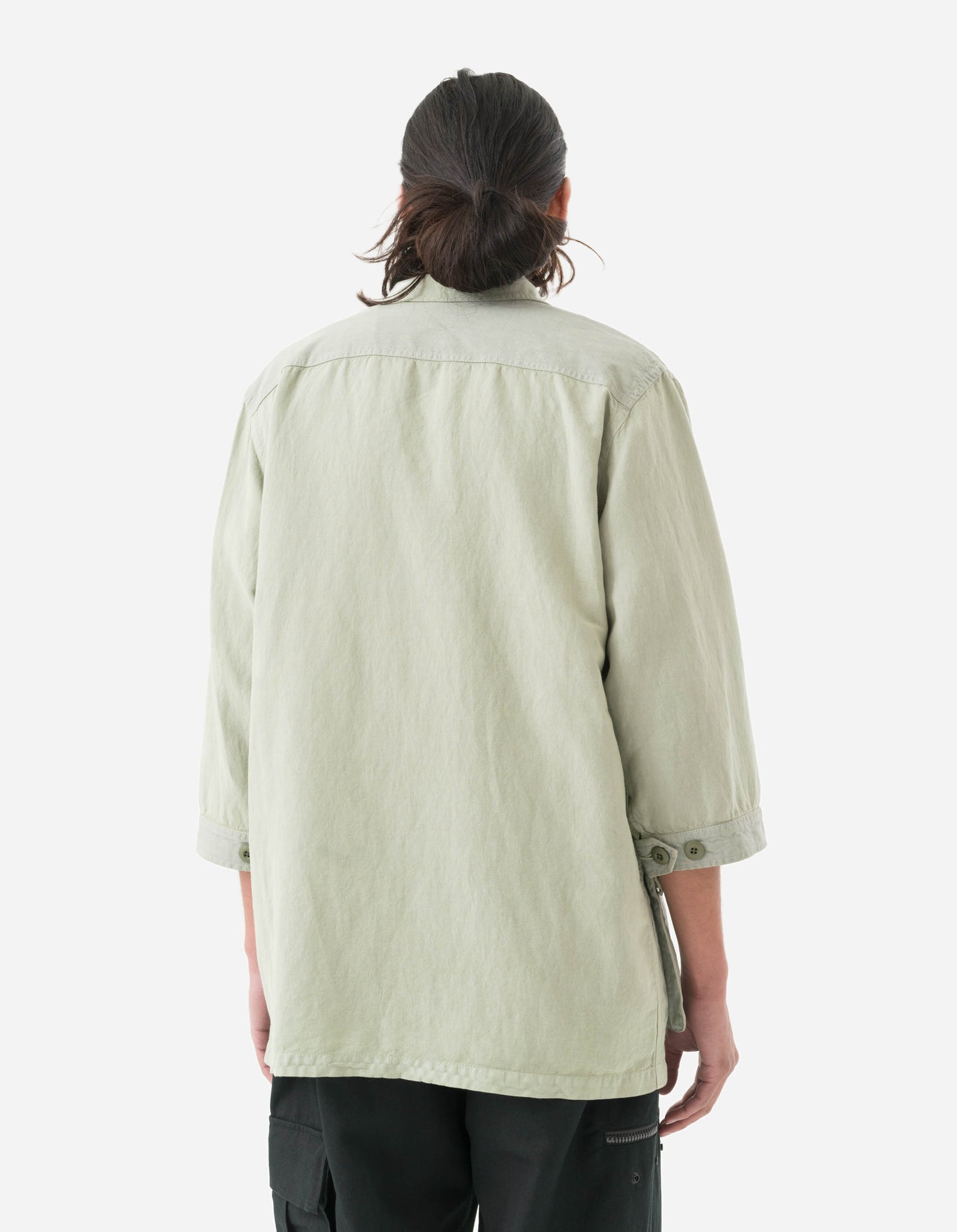 5210 Hemp Jungle Kimono Overshirt Sage