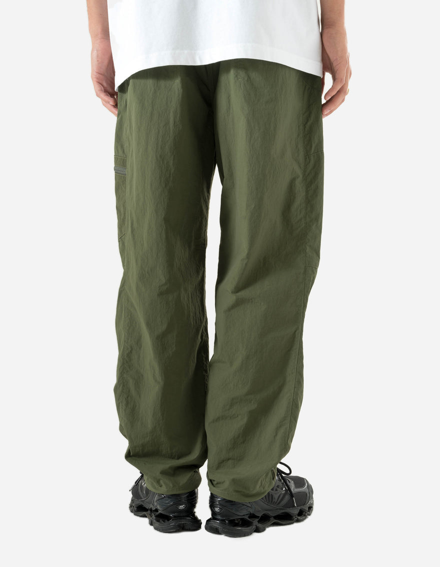 5282 Veg Dyed Asym Cargo Track Pants Olive