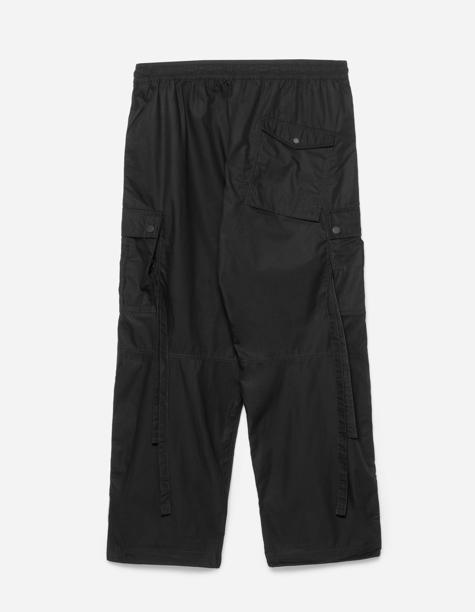 5307 Asym Cargo Track Pants Black