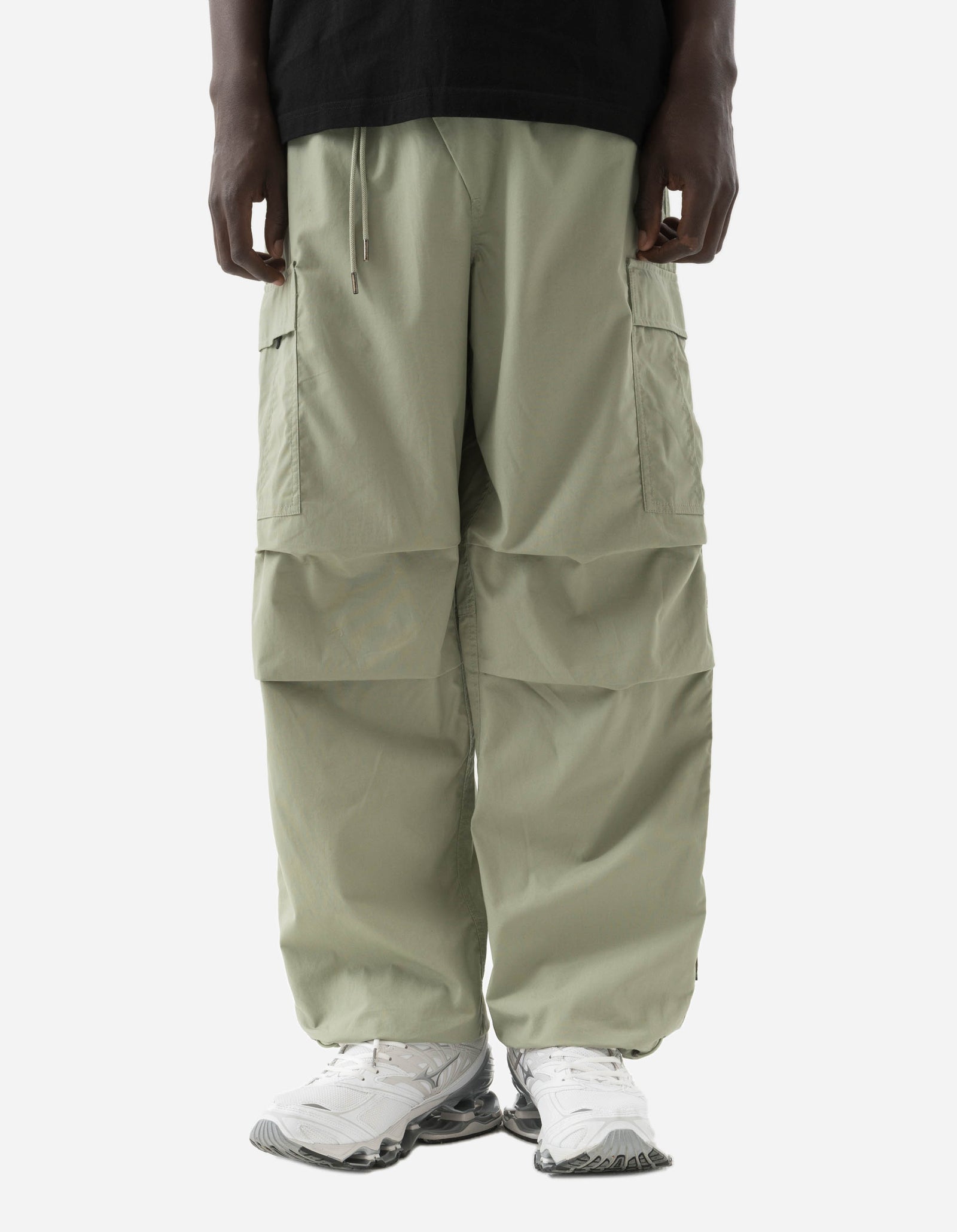 5307 Asym Cargo Track Pants Sage