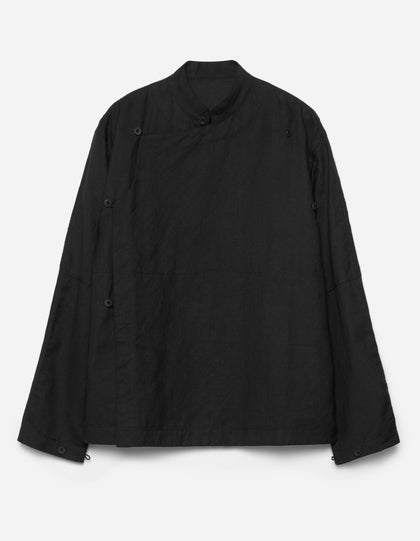 5330 Asym Monk Shirt Black