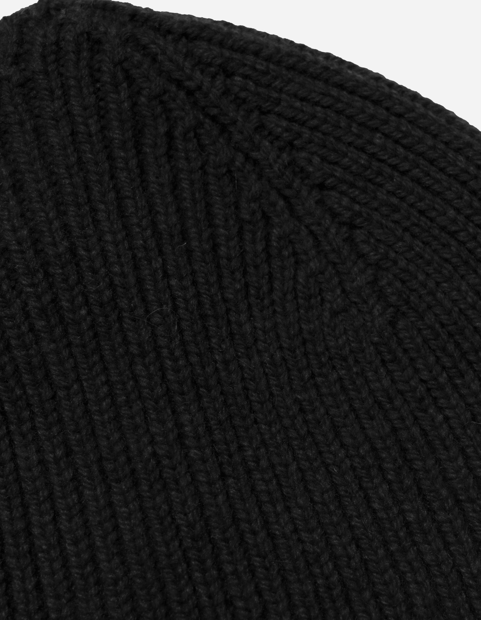 1405 Maharishi Lambswool Beanie Black