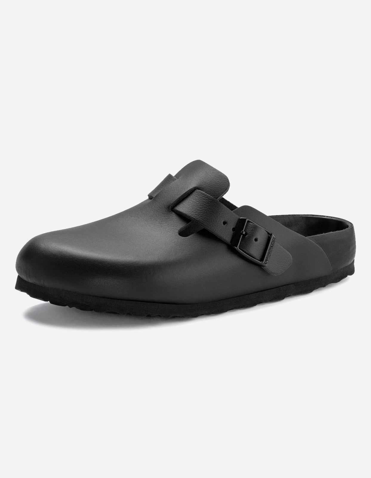 Birkenstock Boston Natural Leather Black