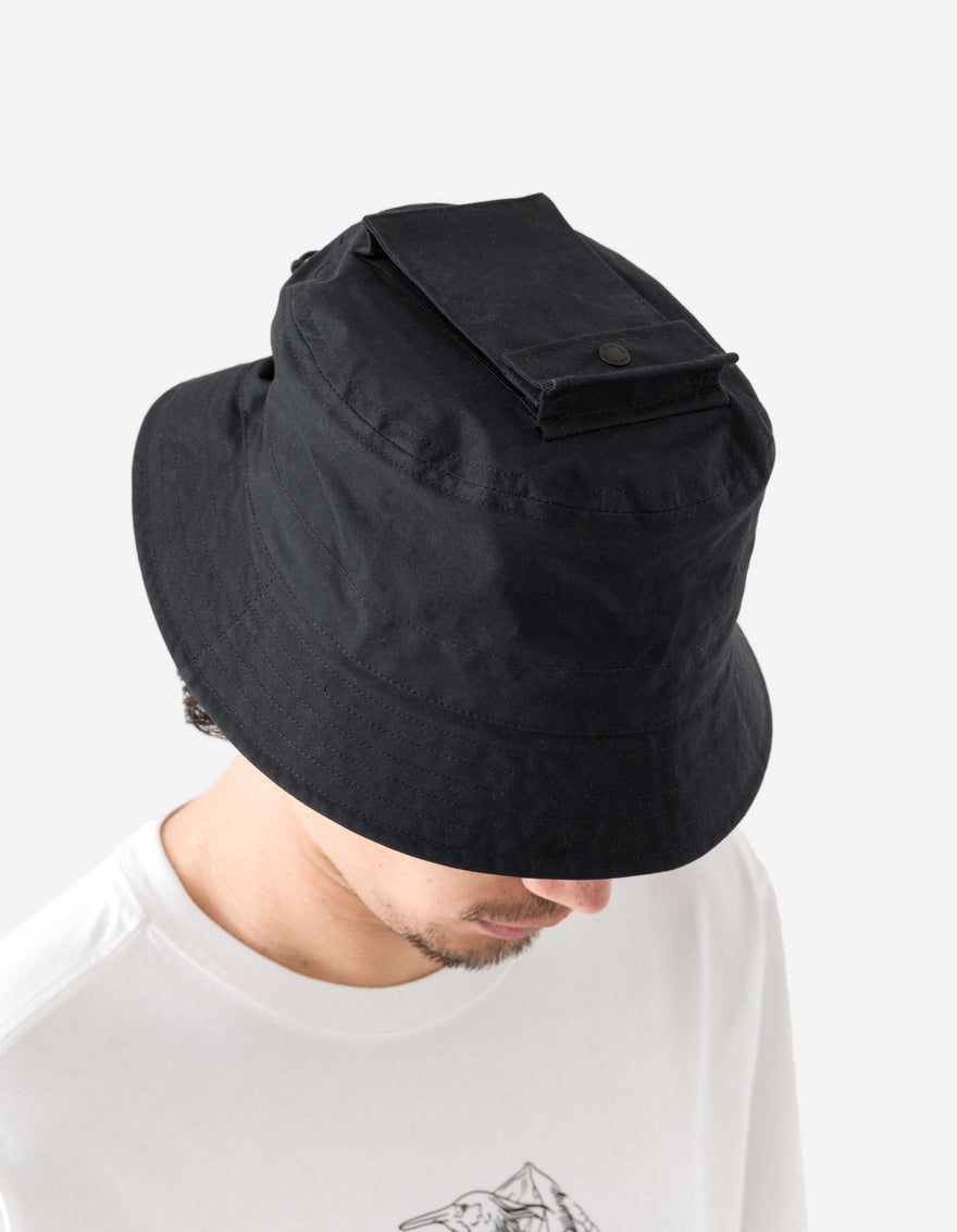 6050 Utility Pocket Bucket Hat Black