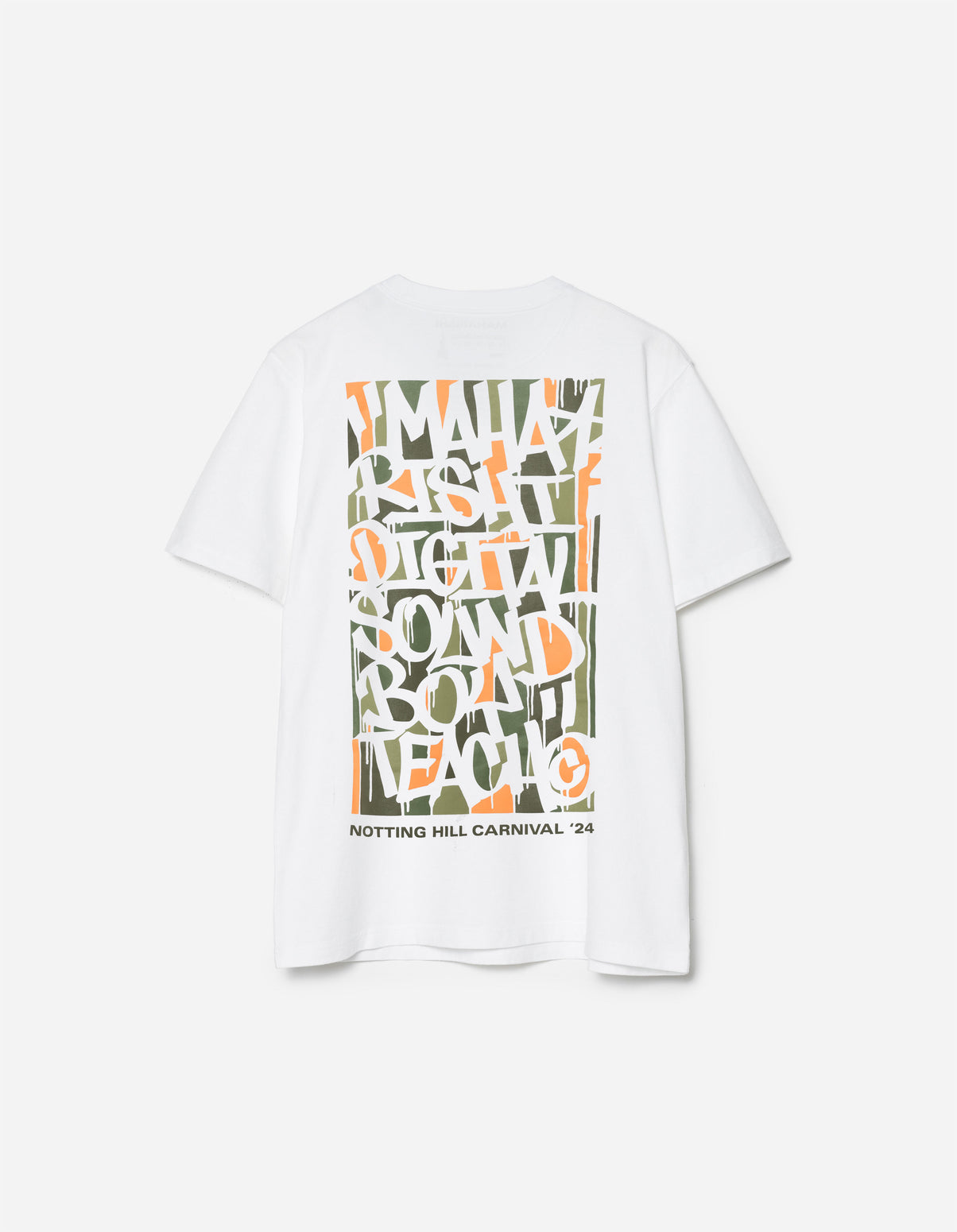 1552 MAHARISHI X DIGITAL SOUNDBOY T-SHIRT WHITE