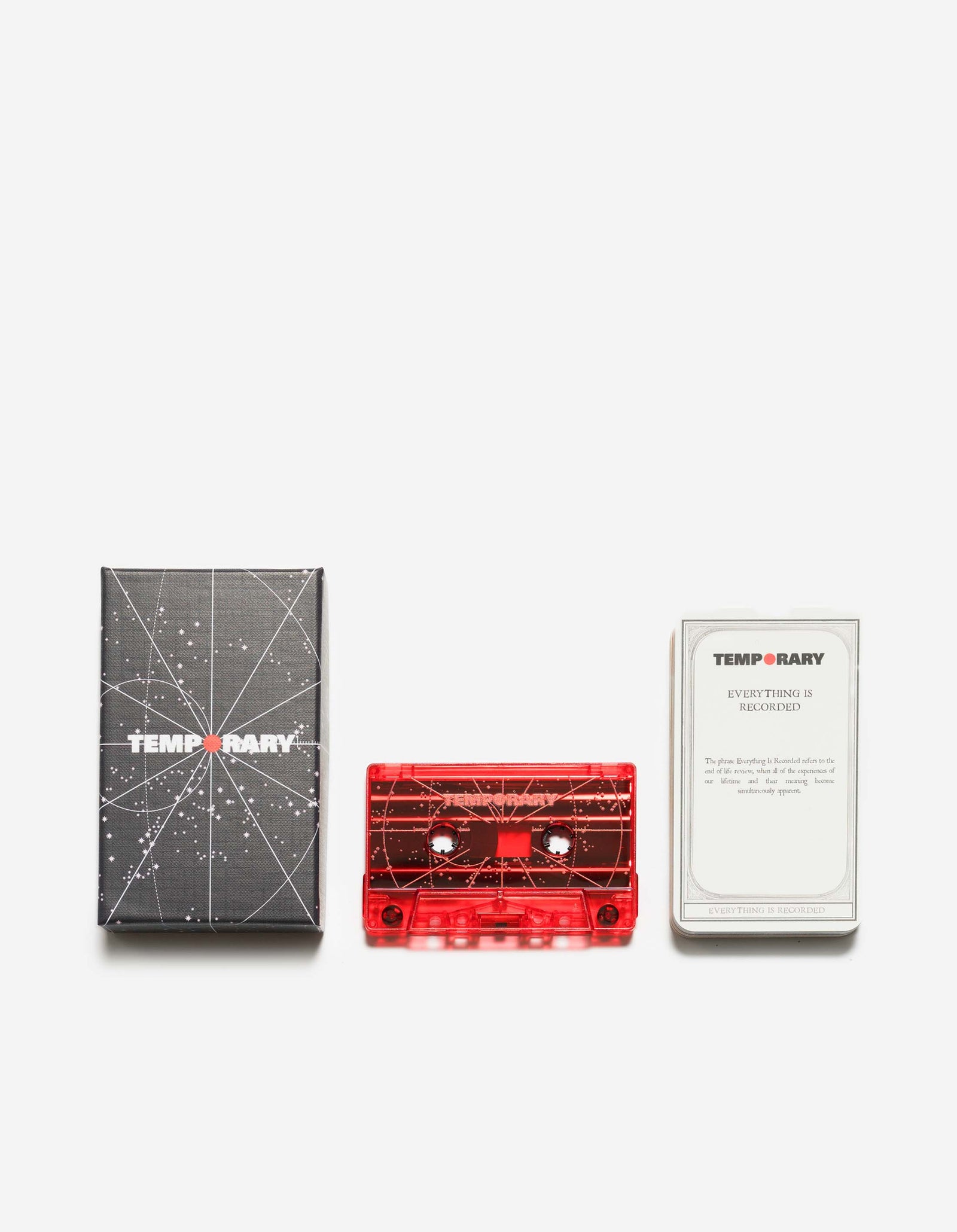 Everything is Recorded - Temporary Cassette and Card Box