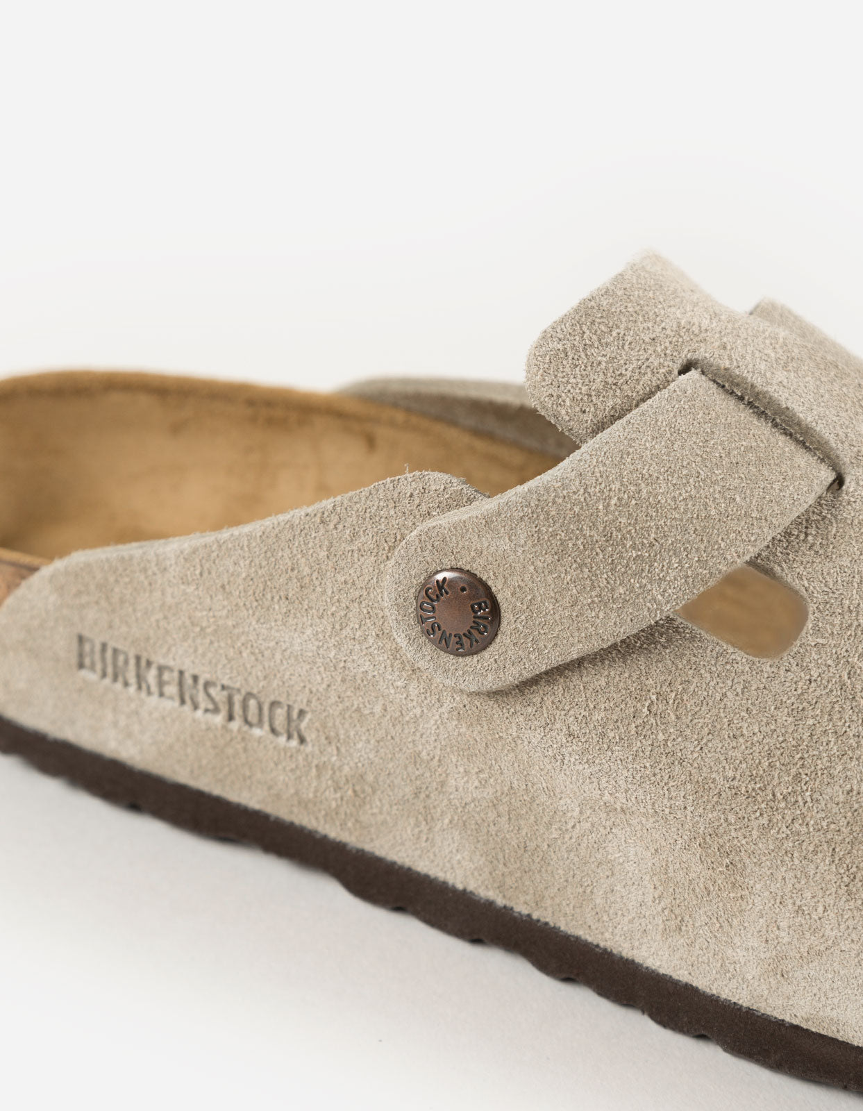 Birkenstock Boston SFB Suede Taupe