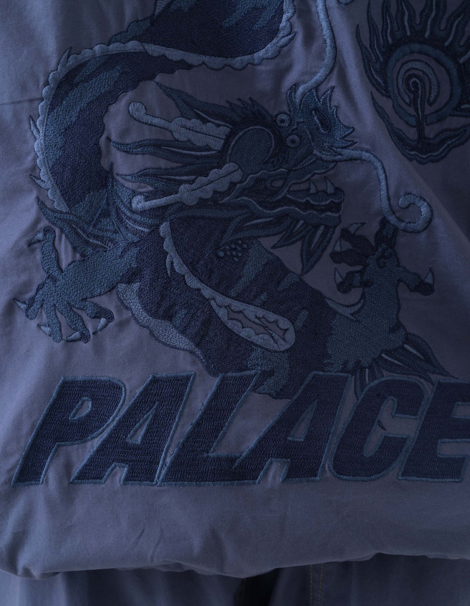 Palace Maharishi Asymetric Track Jacket Blue