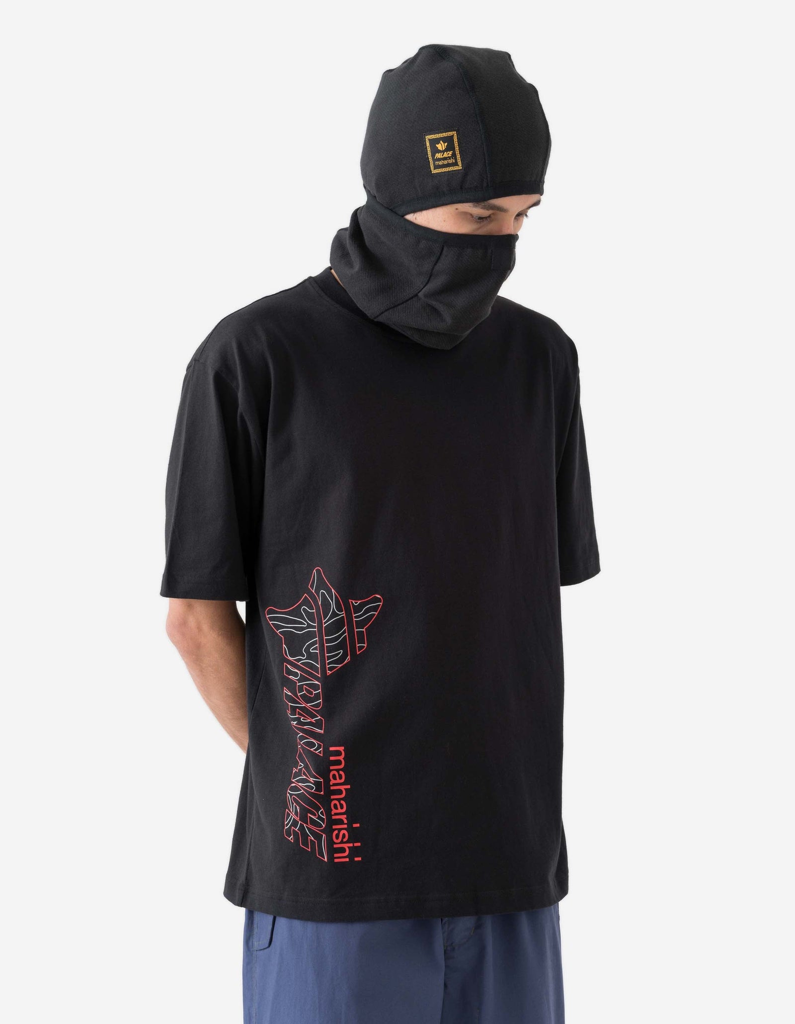 Palace Maharishi Temple Star T-Shirt Black