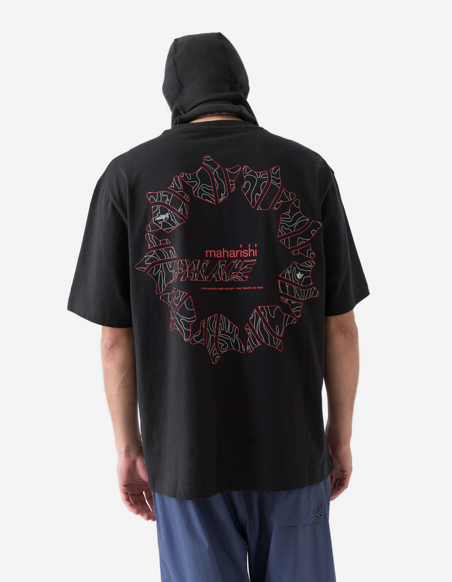 Palace Maharishi Temple Star T-Shirt Black