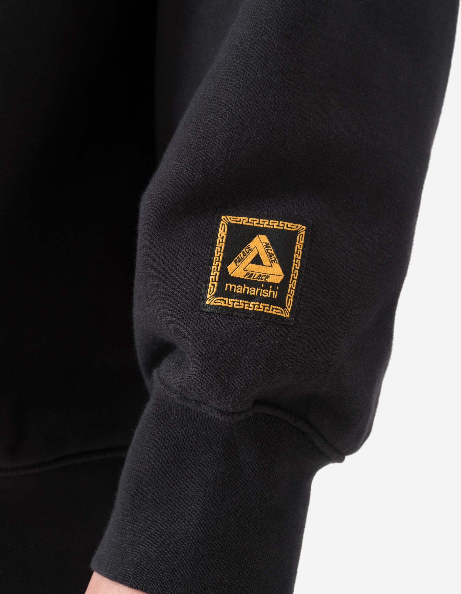 Palace Maharishi Temple Crew Black