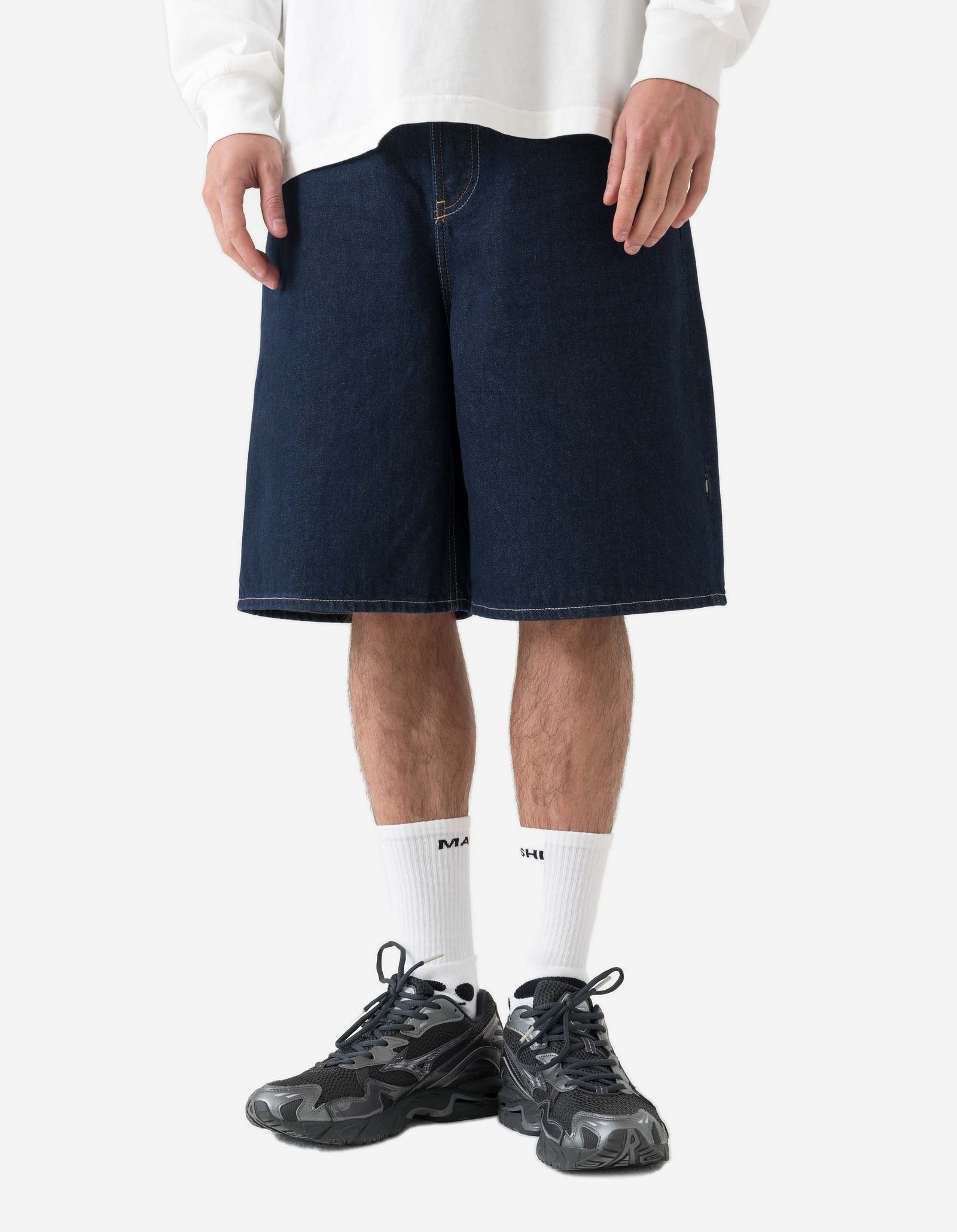 Palace Maharishi Baggy Denim Shorts Indigo