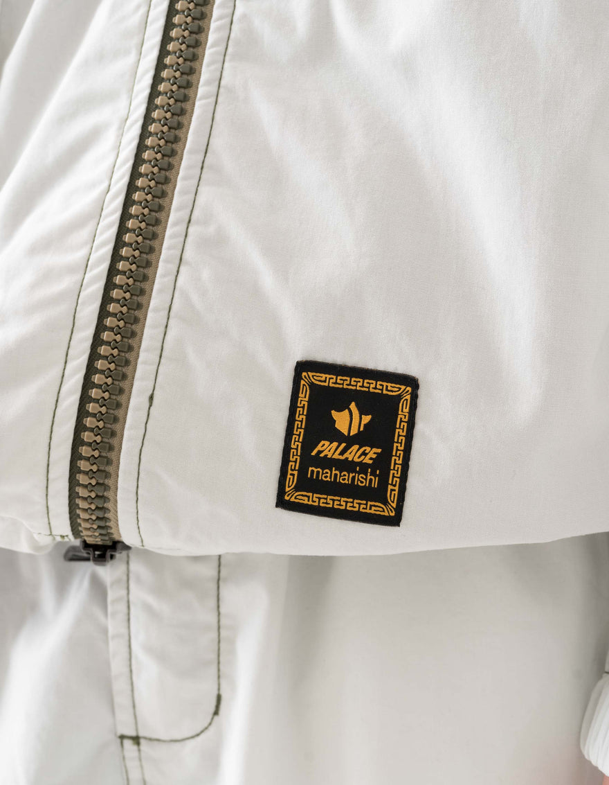 Palace Maharishi Asymetric Track Jacket Ice