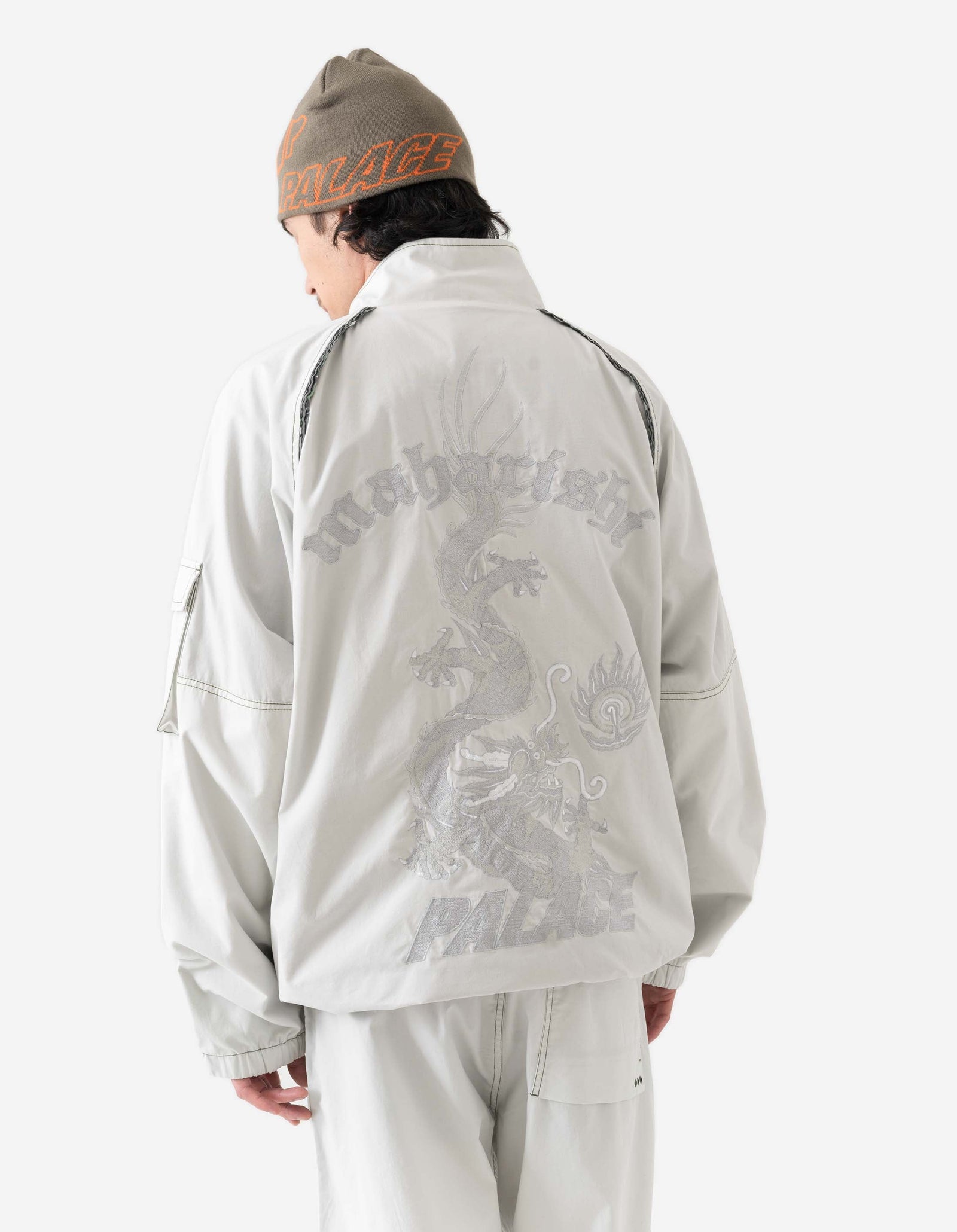 Palace Maharishi Asymetric Track Jacket Ice