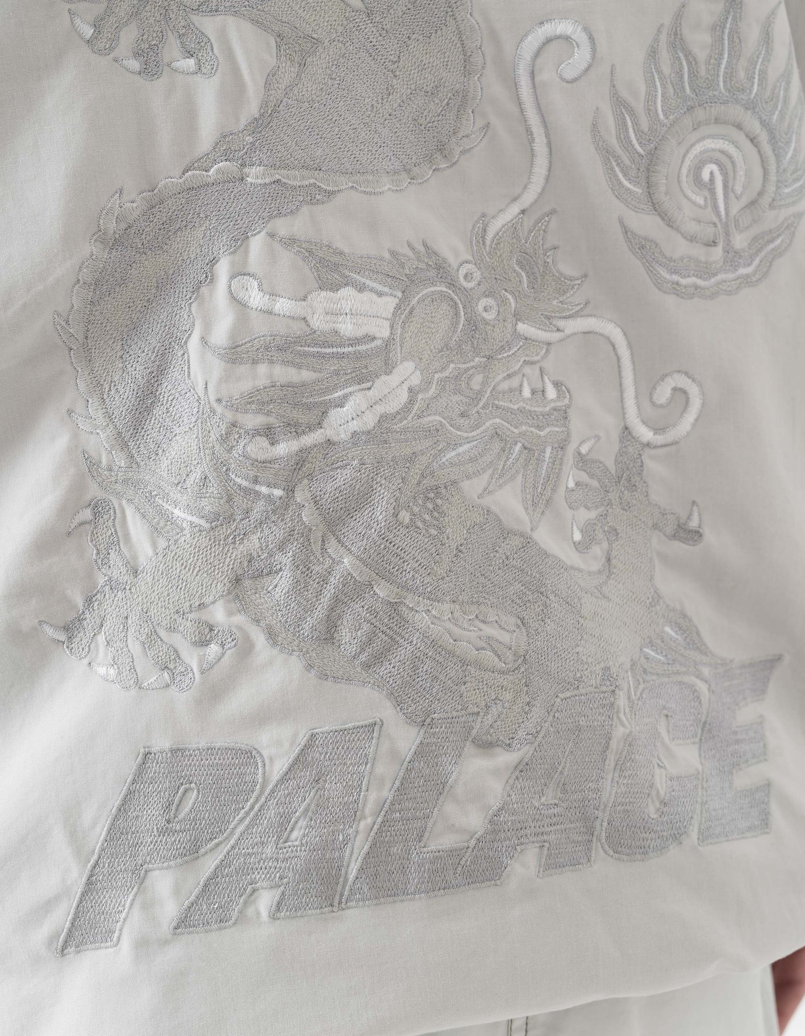 Palace Maharishi Asymetric Track Jacket Ice