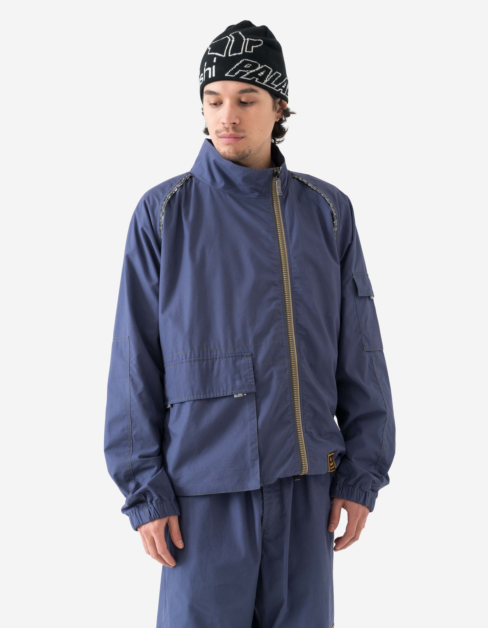 Palace Maharishi Asymetric Track Jacket Blue