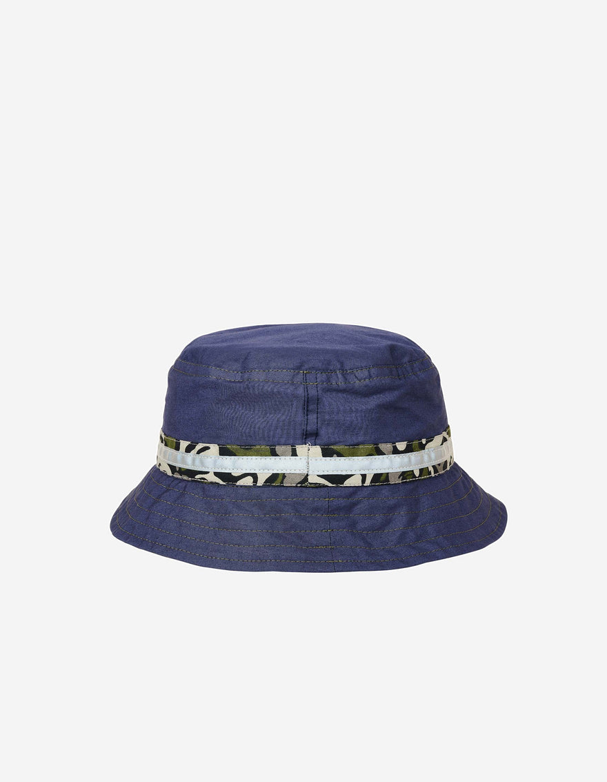 Palace Maharishi Reversible Bucket Hat Black/Blue