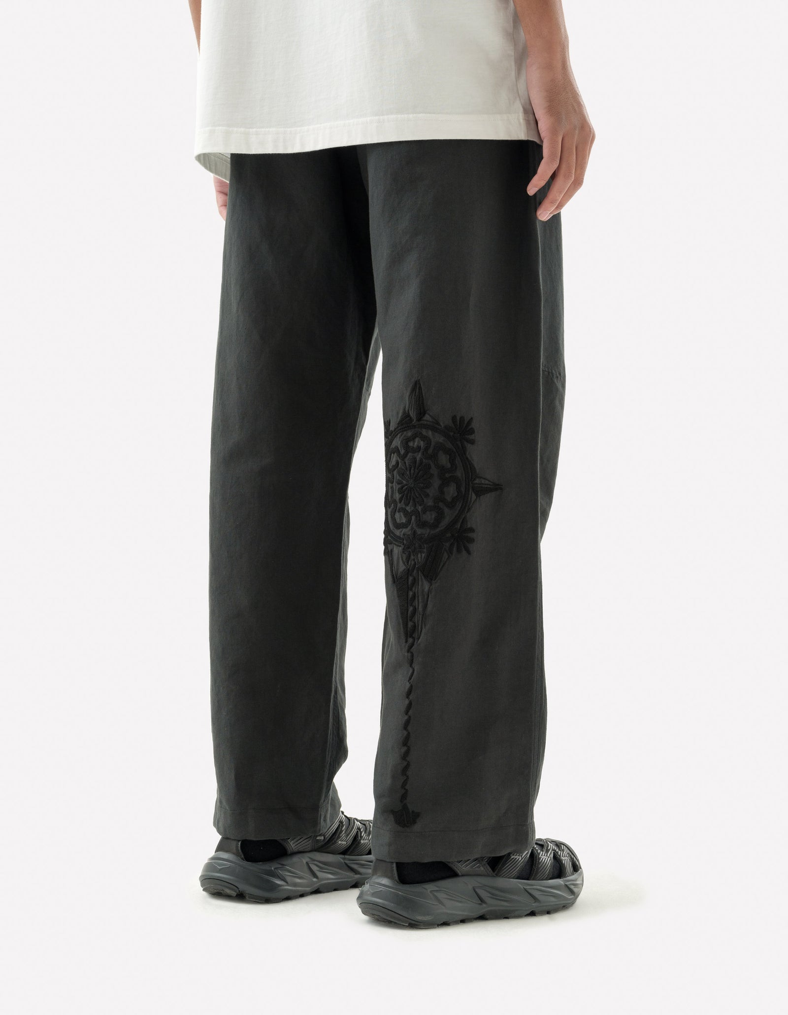 5240 Thar Desert Hemp Track Pants Black