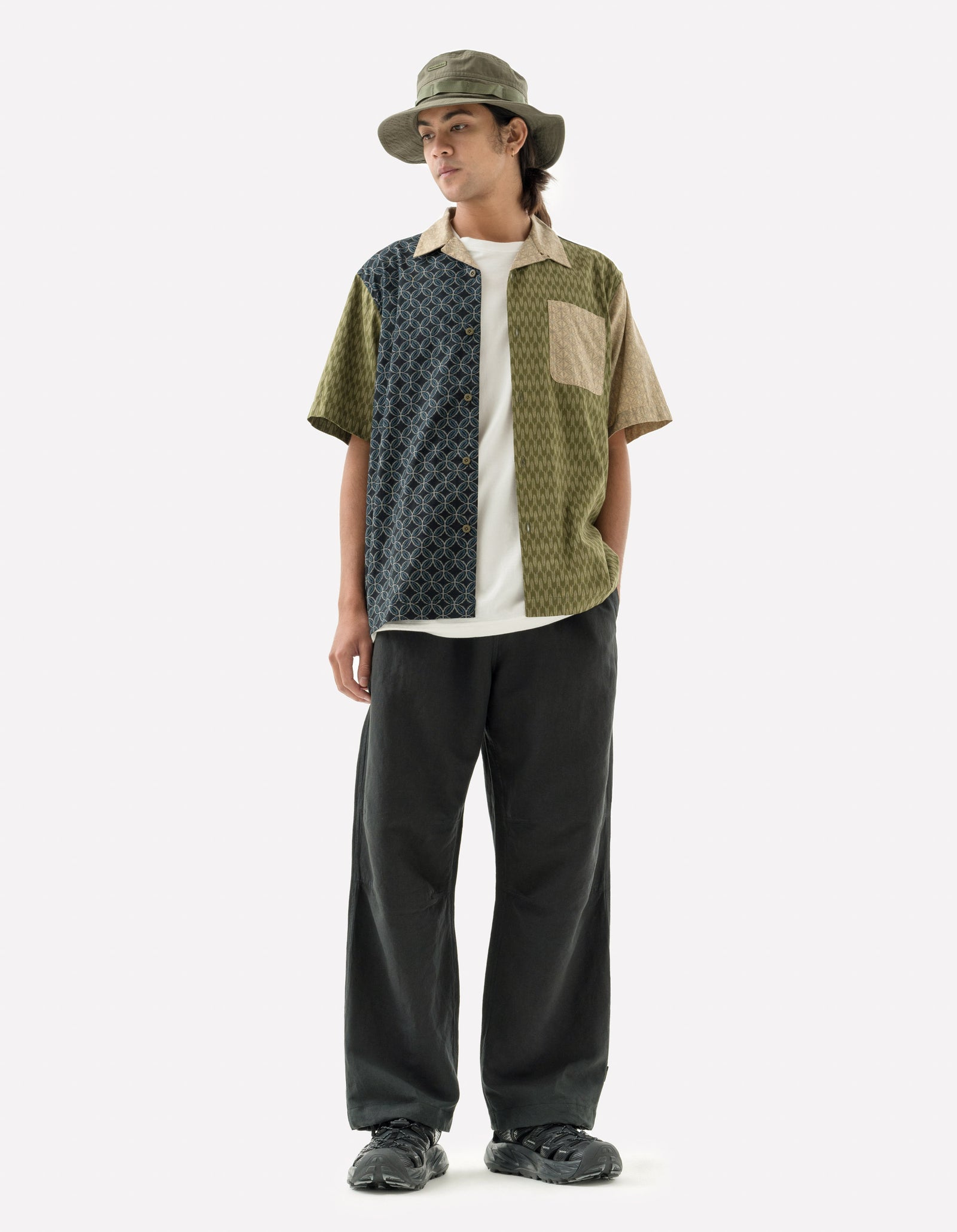 5240 Thar Desert Hemp Track Pants Black