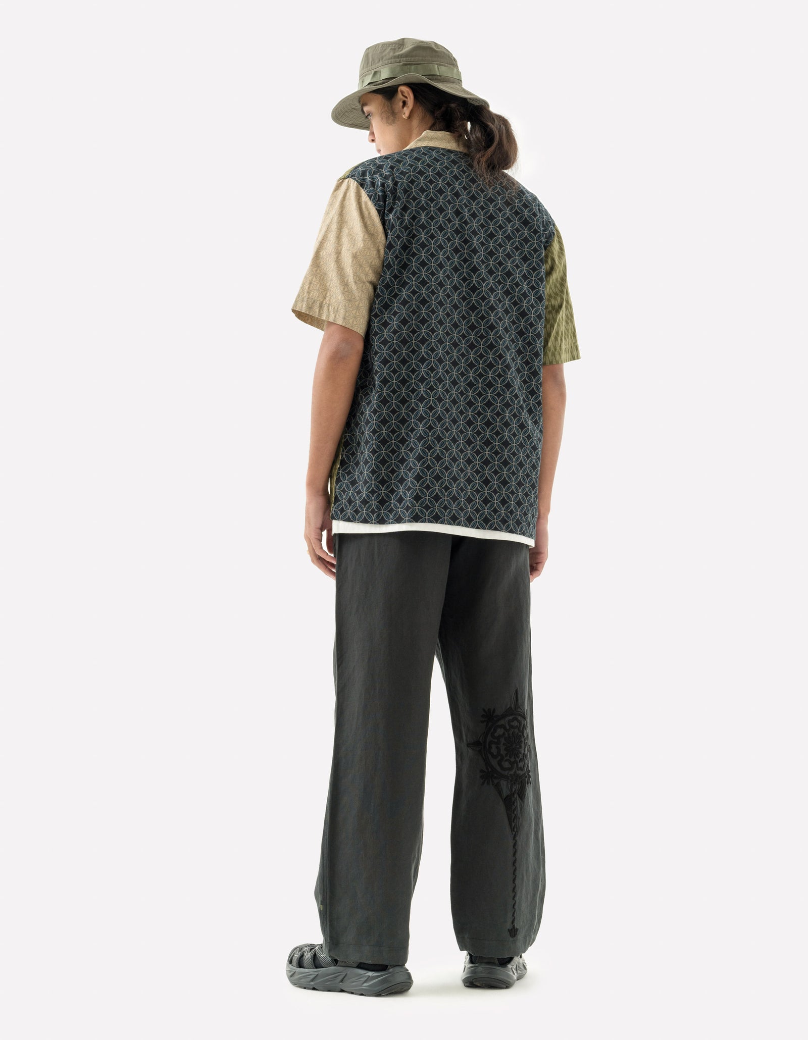 5240 Thar Desert Hemp Track Pants Black