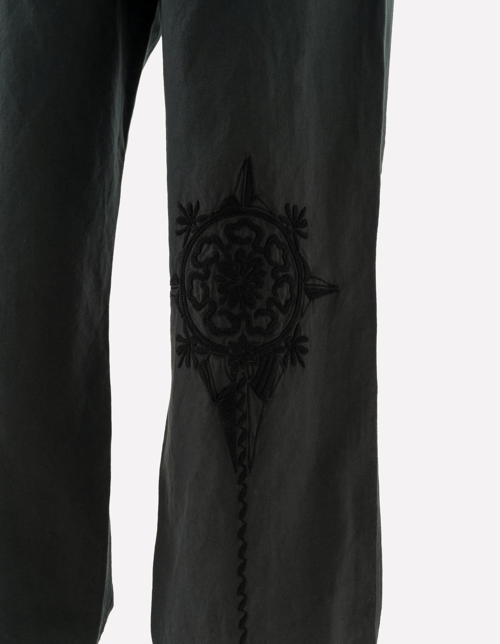 5240 Thar Desert Hemp Track Pants Black