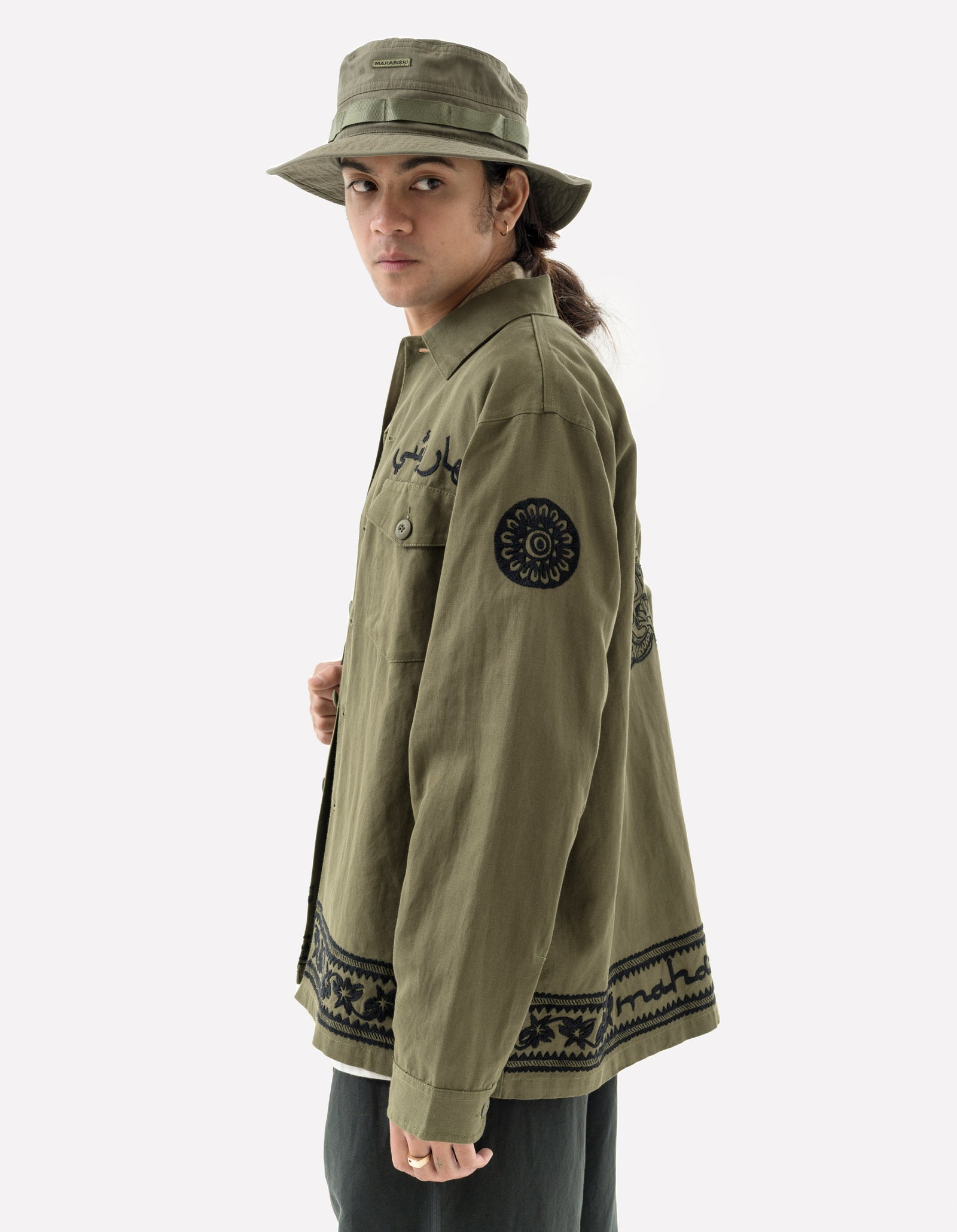 5237 Thar Dragon Utility Shirt Olive OG-107F