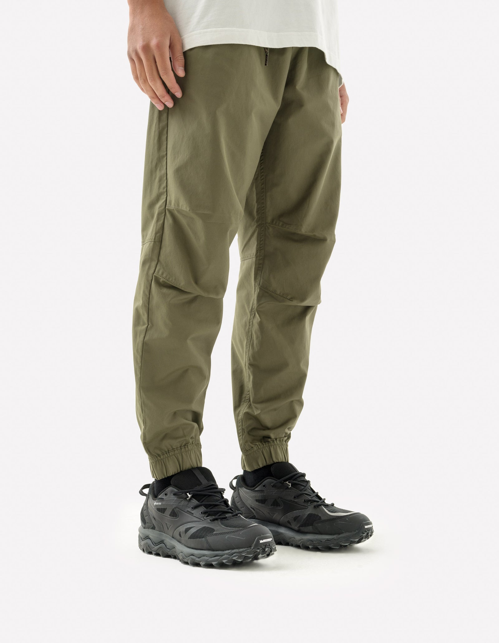 5305 Asym Track Pants Olive OG-107F