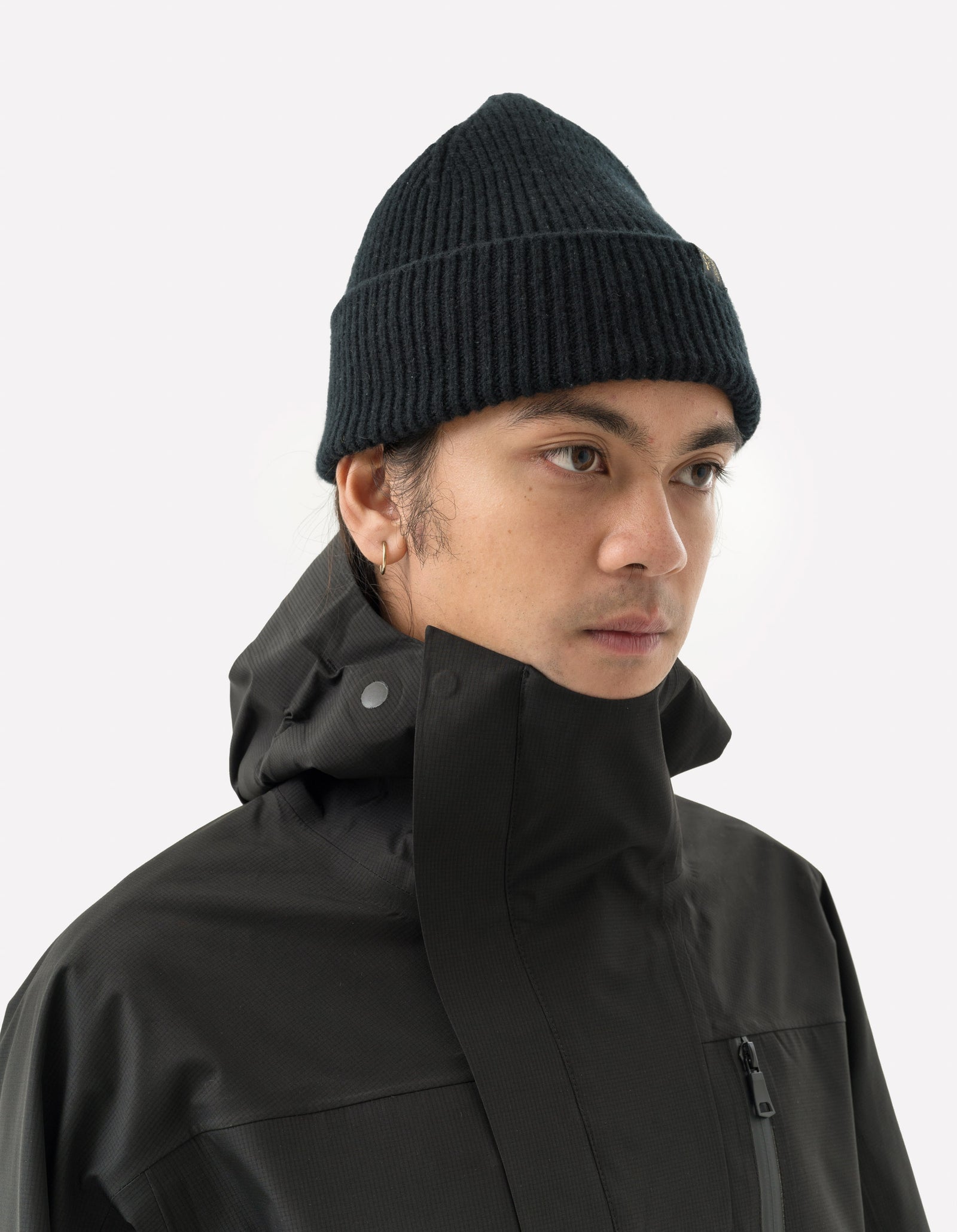 5030 Waterproof 3L Asym Storm Parka Black