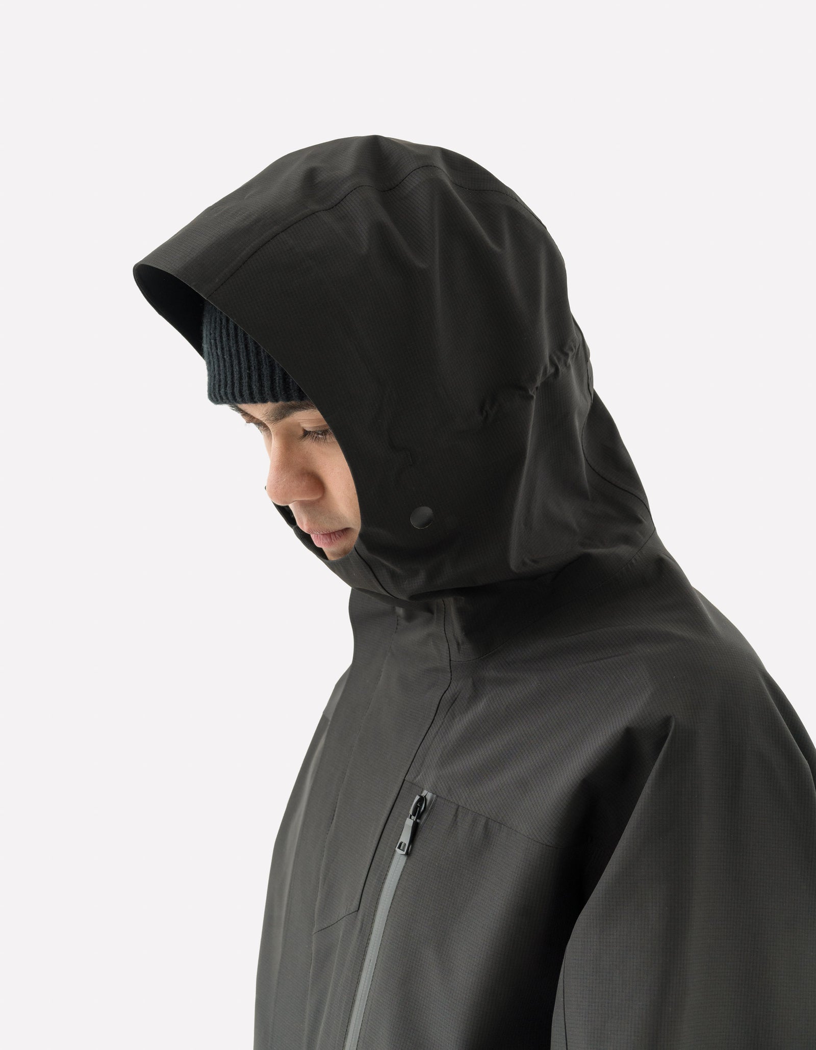 5030 Waterproof 3L Asym Storm Parka Black