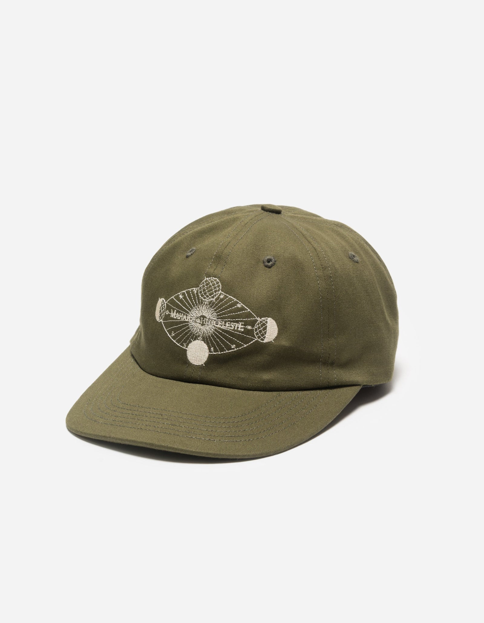 1458 Celeste Third Eye 6 Panel Cap Olive