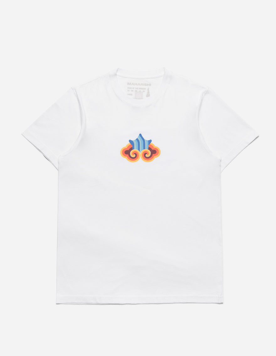 1265 Maharishi Cloud Temple T-Shirt White