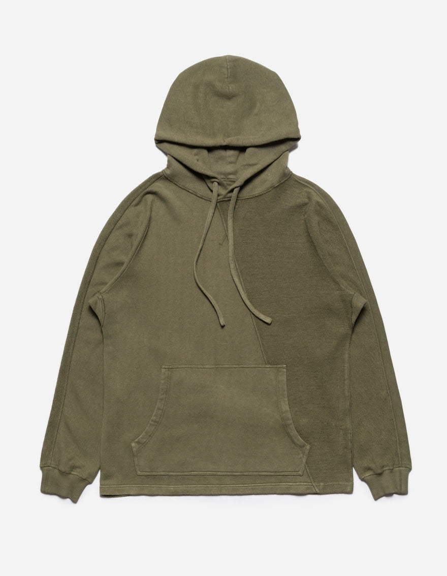 5002 Kesagiri Hemp Hooded Sweat Olive OG-107F