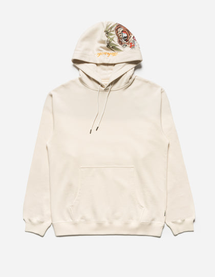 5097 Maha Tiger Hooded Sweat Ecru