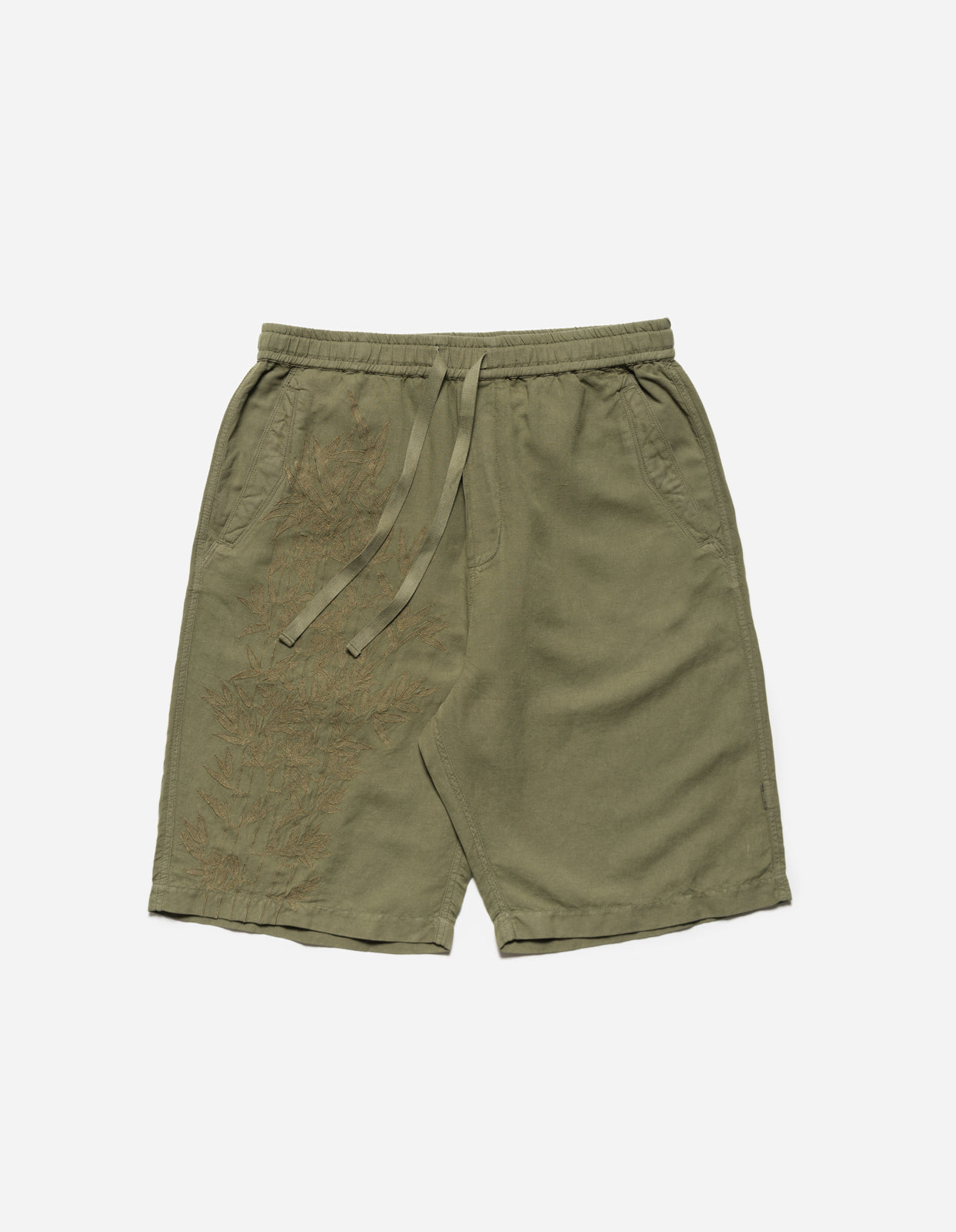 5121 Dragon Bamboo Hemp Track Shorts Olive OG-107F – Maharishi