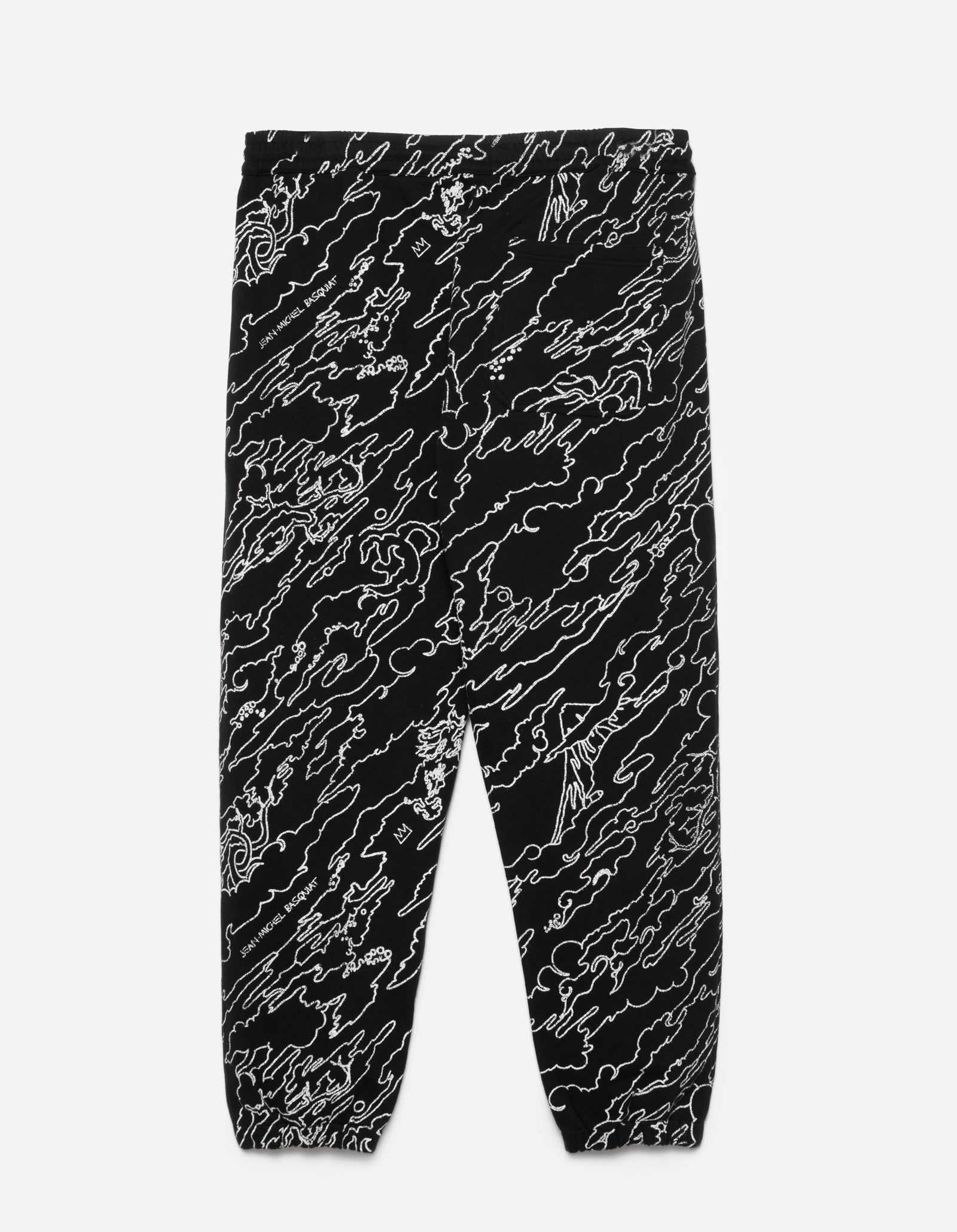 5129 Maha Basquiat Camo Sweatpants Black