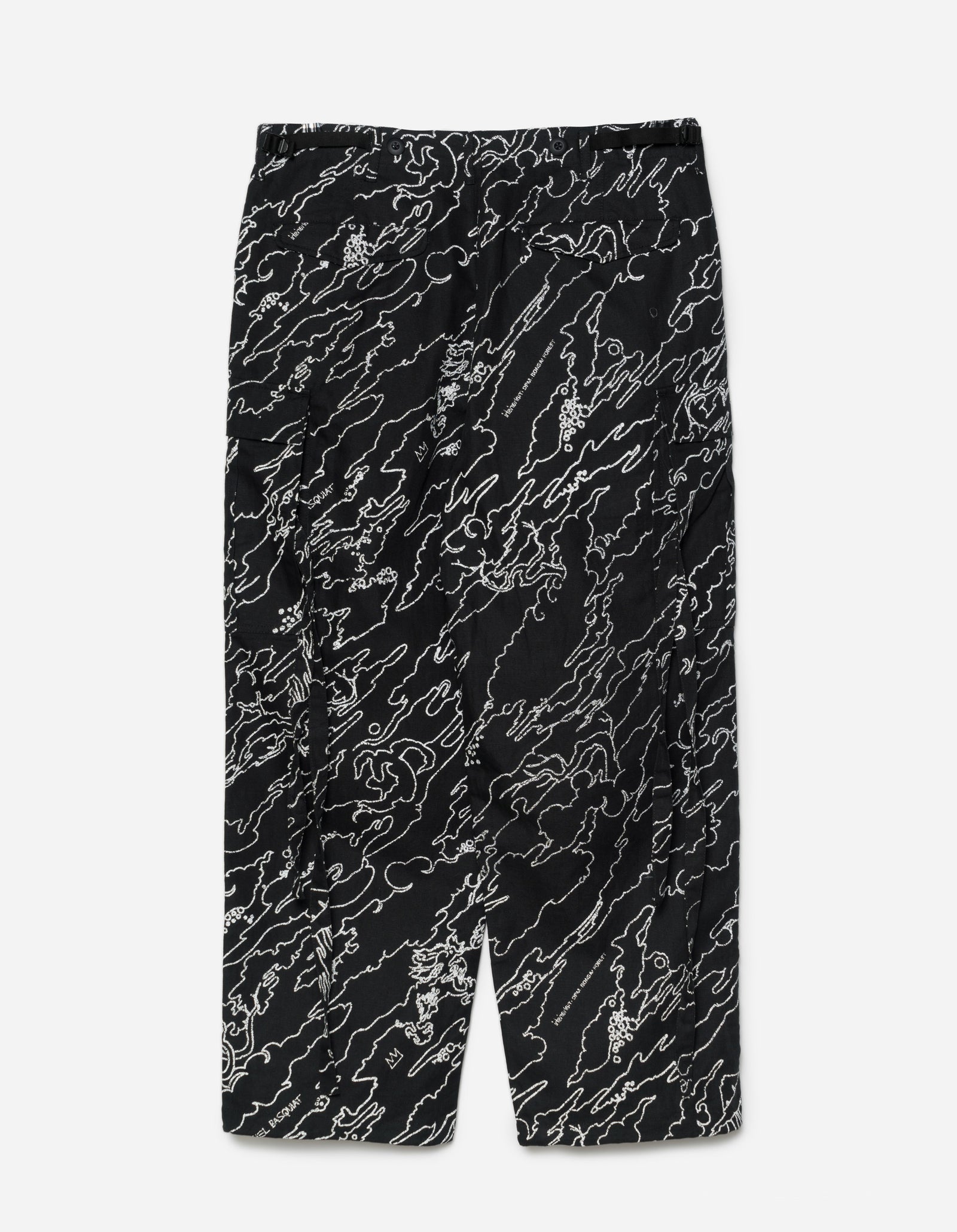 5136 Maha Basquiat M65 Cargo Pants Black