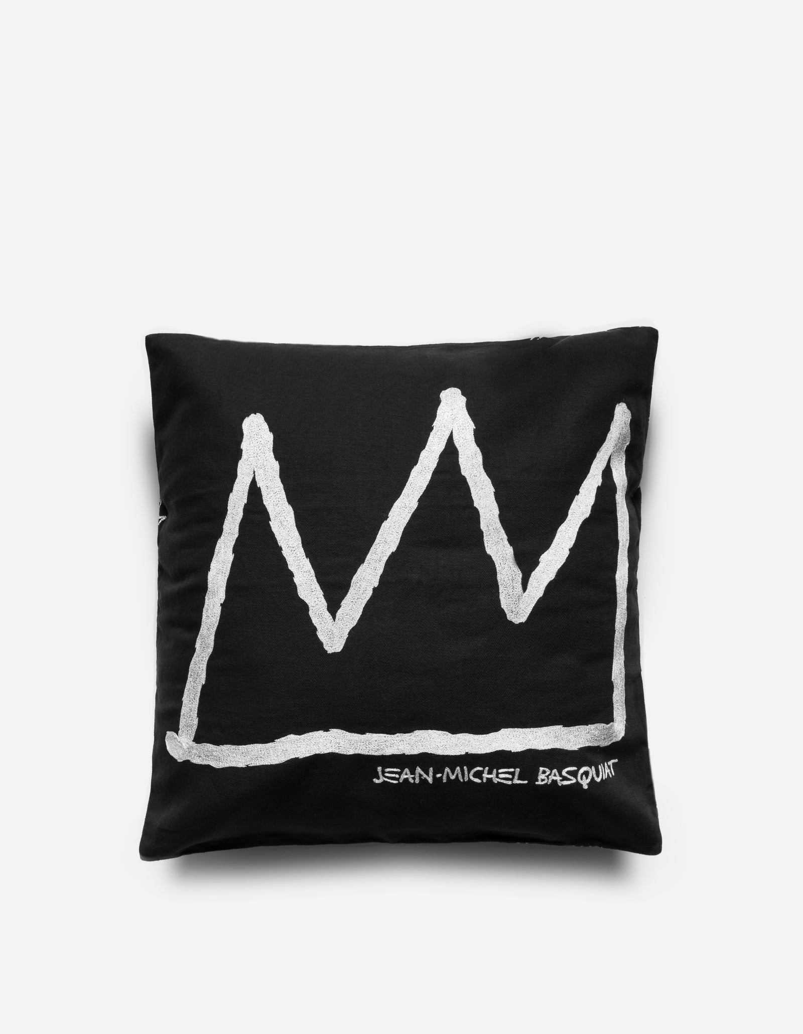 5138 Maha Basquiat Camo Cushion Black
