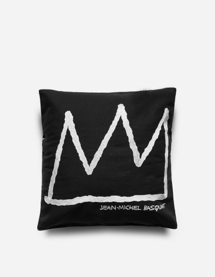 5138 Maha Basquiat Camo Cushion Black