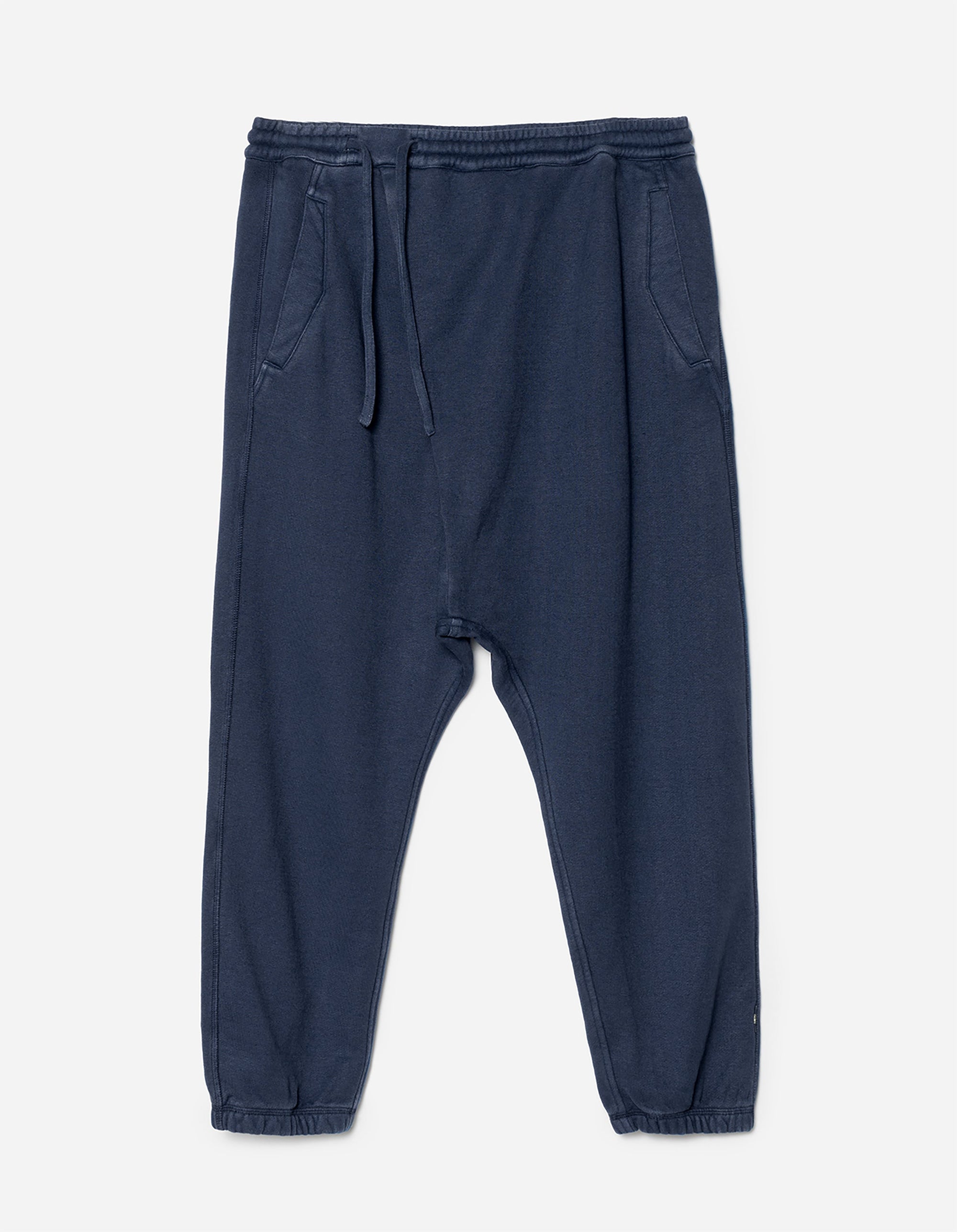 5232 Asym Low Hemp Sweatpants Navy Blueprint