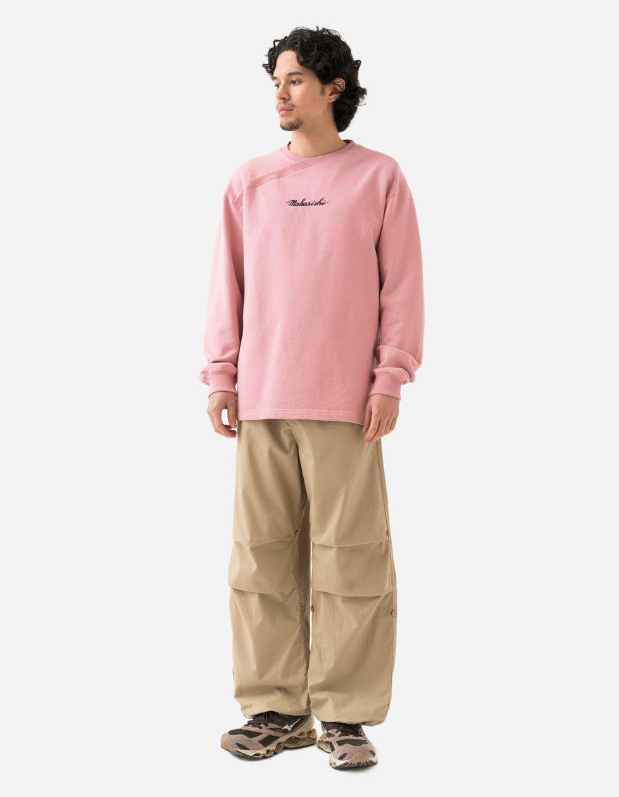 6009 Caduceus Monk Crew Sweat Pink