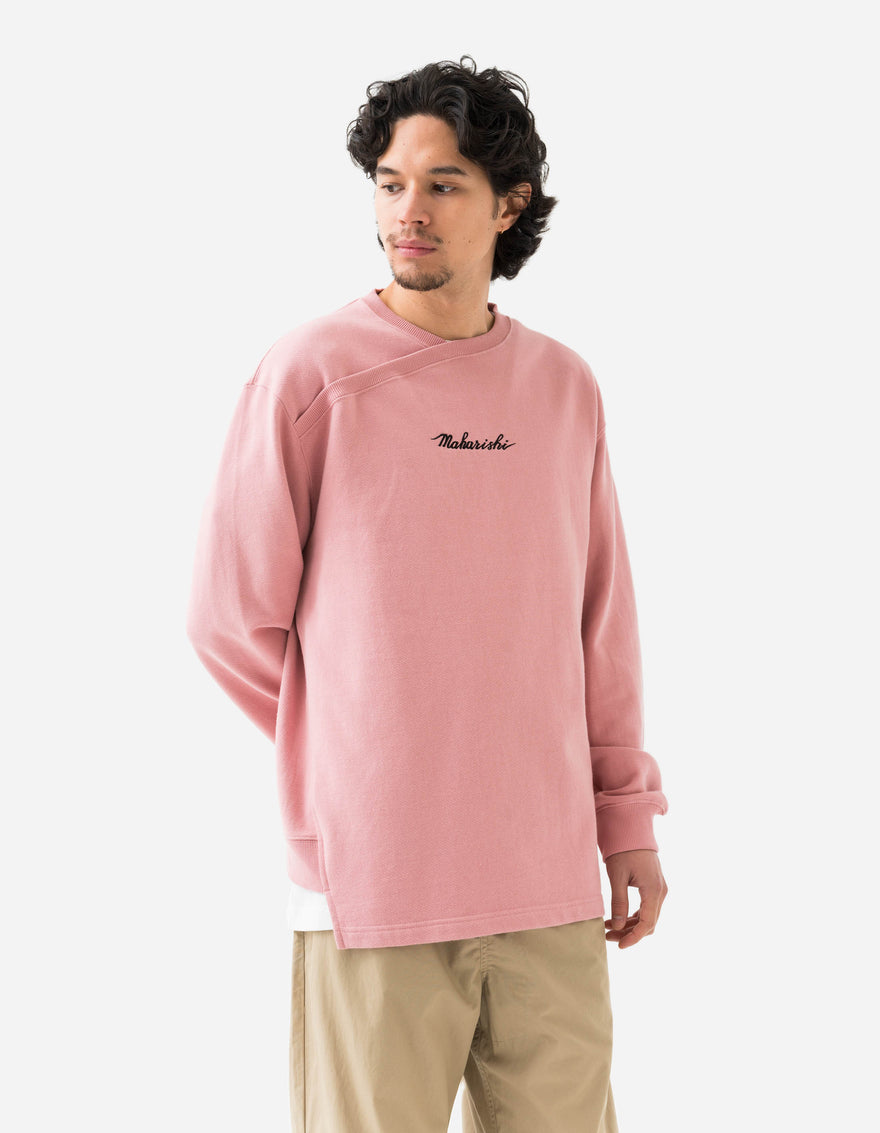 6009 Caduceus Monk Crew Sweat Pink