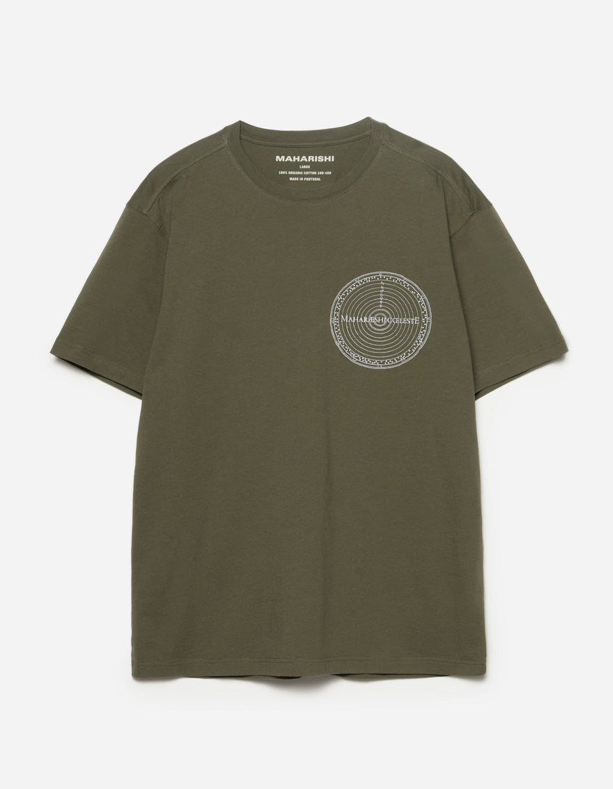 1456 Celeste Zodiac T-Shirt Olive OG-107F